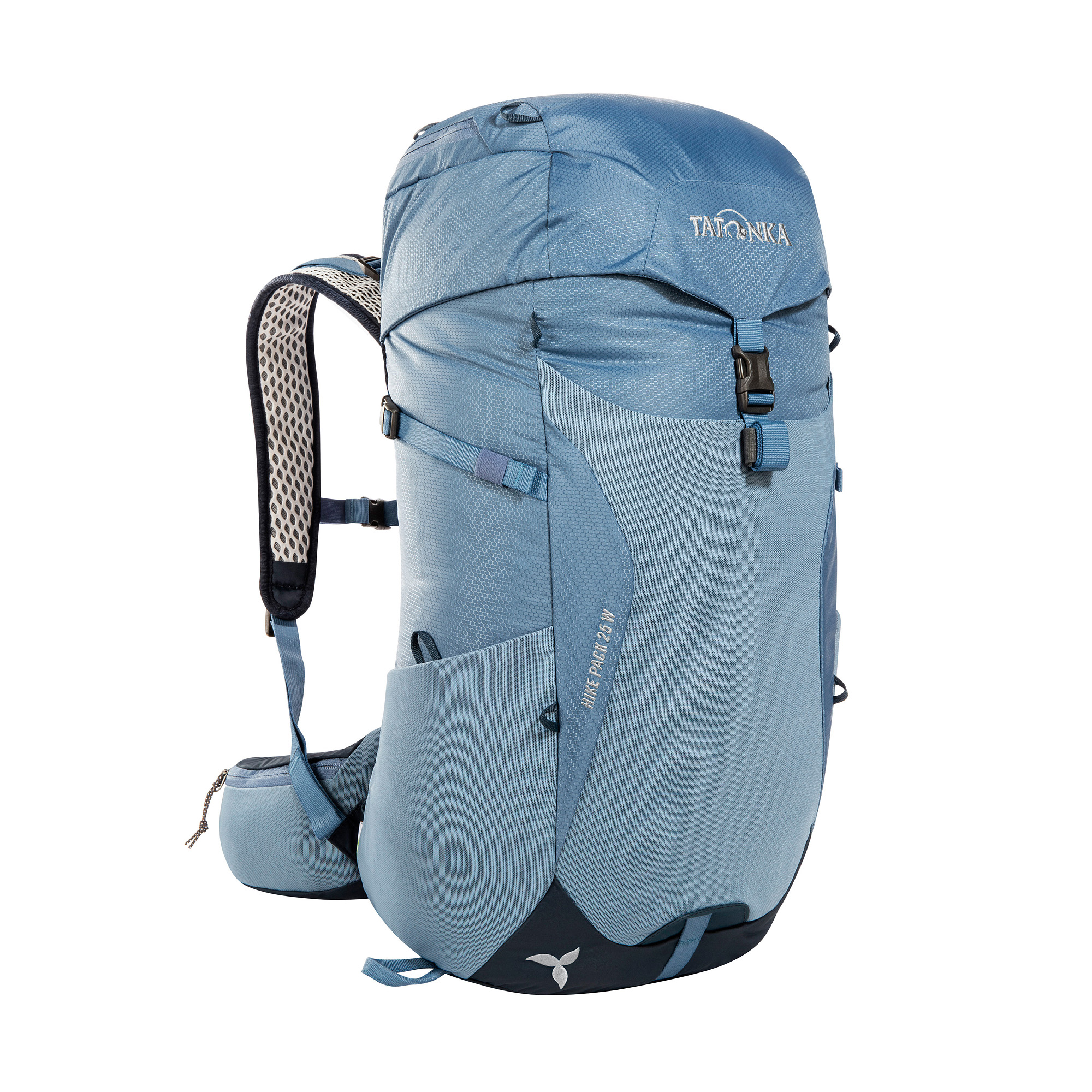 Tatonka Hike Pack 25 Women elemental blue blau Wanderrucksäcke - Ansicht seitlich-vorne Tasche, Rucksack, Tatonka Hike Pack 25 Women elemental blue blau Wanderrucksäcke - Ansicht seitlich-vorne
