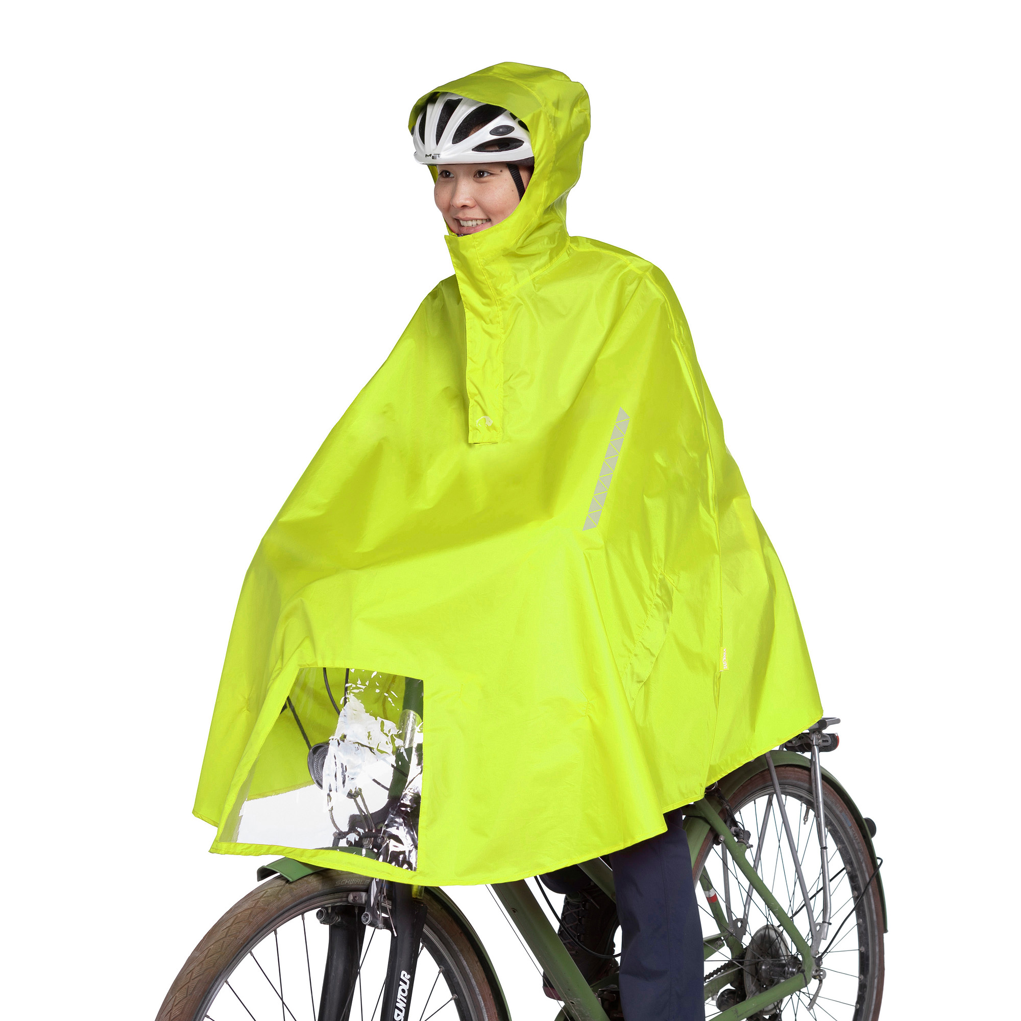 Tatonka Bike Poncho safety yellow gelb Regenponchos 4013236371611