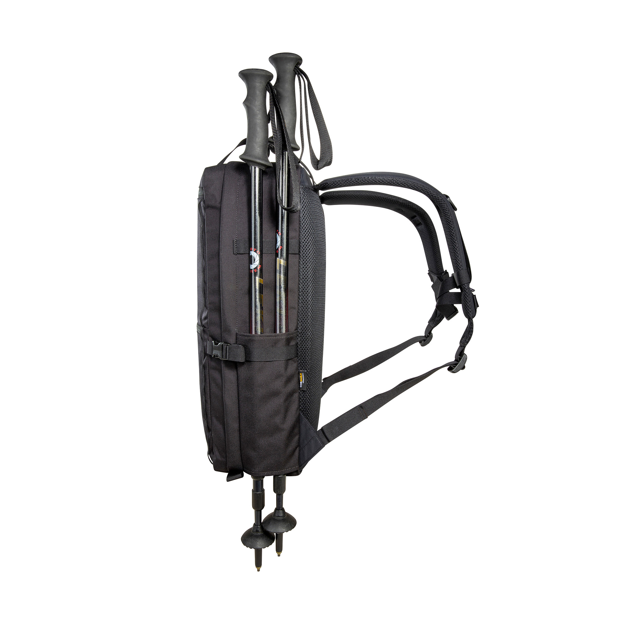 Rucksack, Trekking-Ausrüstung, Stöcke, Tasche, Gepäckschutz, Tatonka EDC Pack 23 BC black schwarz - Detailansicht