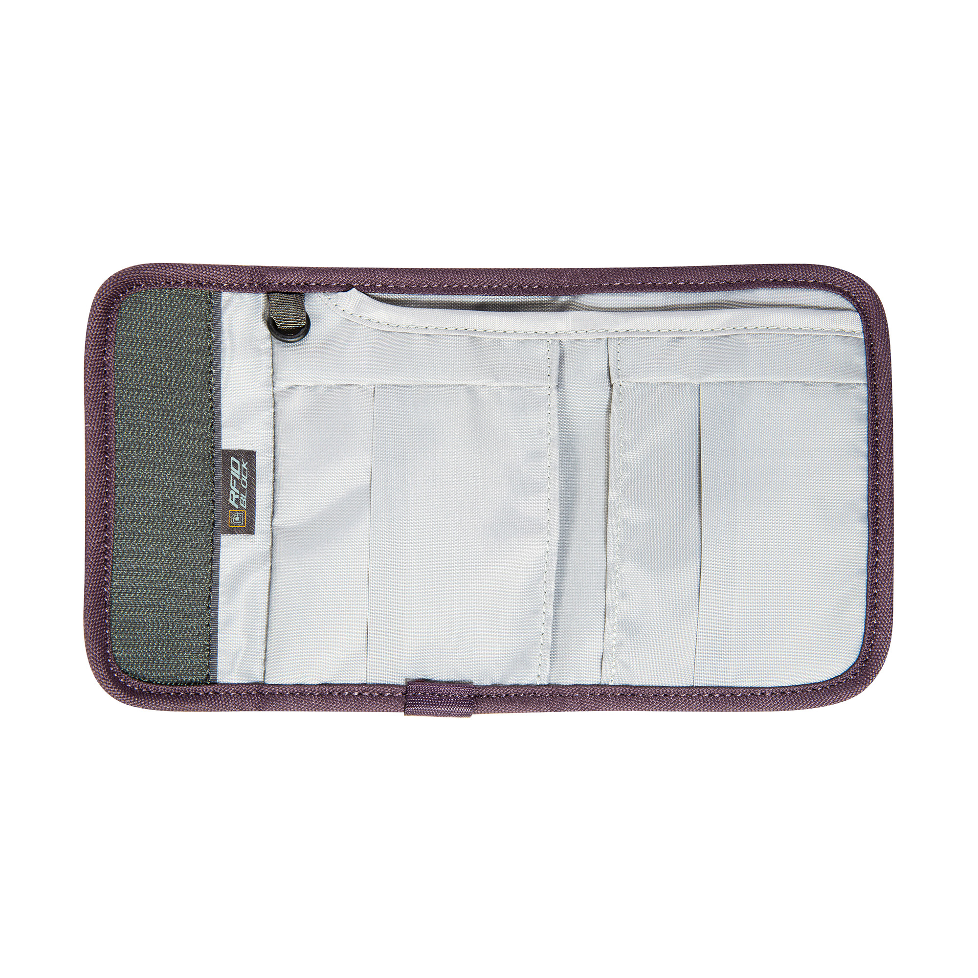 Zubehor, Geldbörse, Kleidung, Kurze Hosen, Tatonka Money Box RFID Block midnight plum lila Geldbeutel - Detailansicht