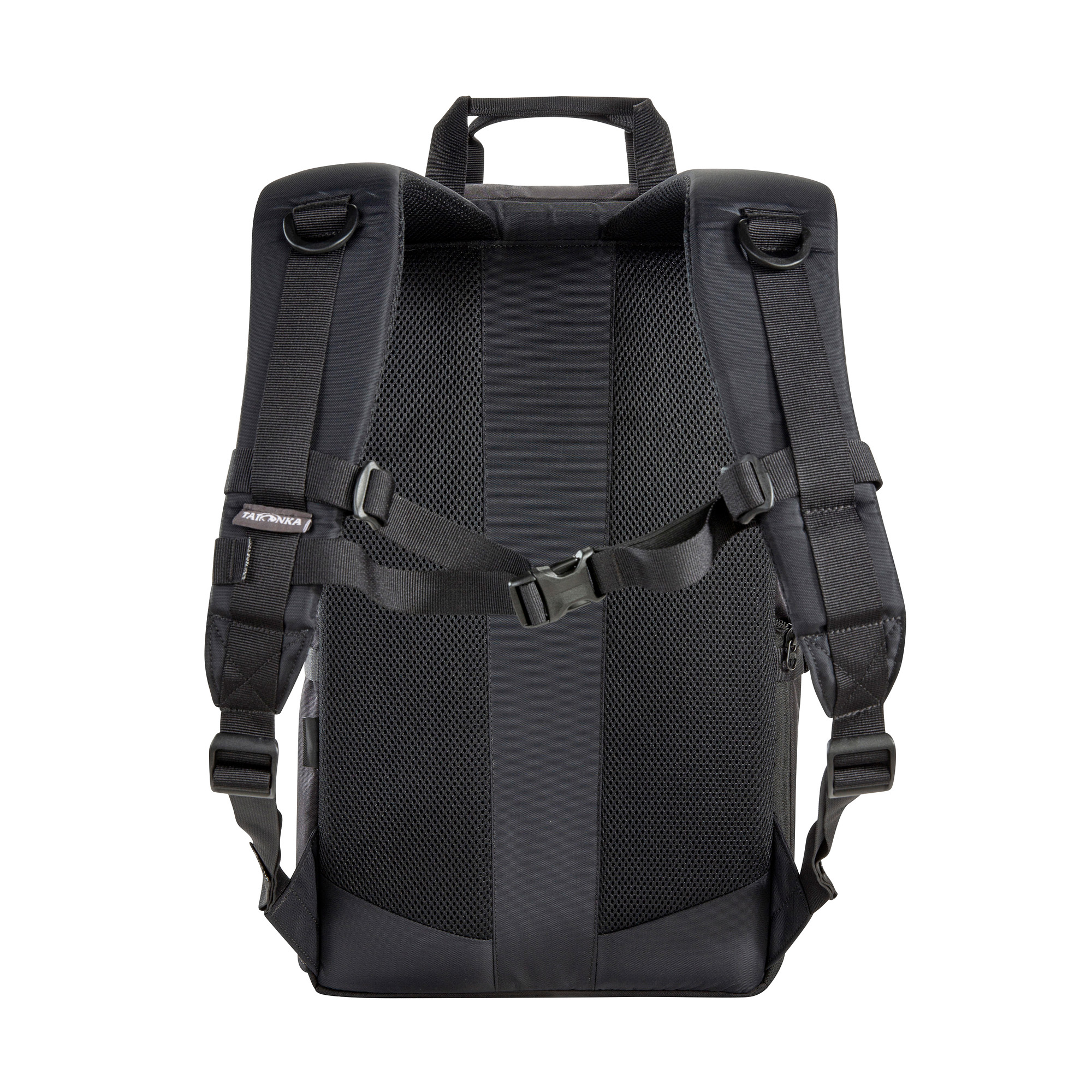 Rucksack, Rucksack Rücken, Nylon, Schwarz, Tragesystem, Tatonka EDC Pack 23 BC black schwarz - Ansicht frontal-hinten
