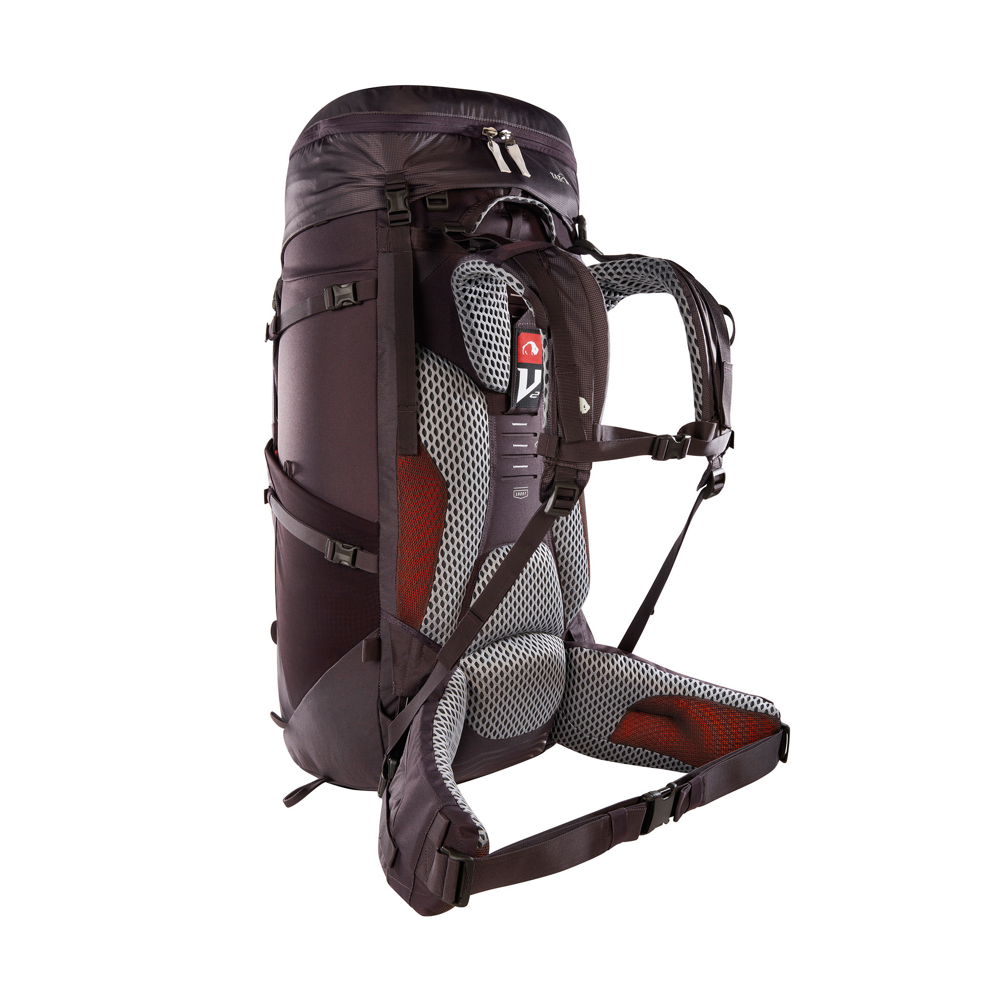 Tatonka Yukon 60+10 Women midnight plum lila Trekkingrucksäcke - Ansicht seitlich-hinten Tasche, Rucksack, Tatonka Yukon 60+10 Women midnight plum lila Trekkingrucksäcke - Ansicht seitlich-hinten