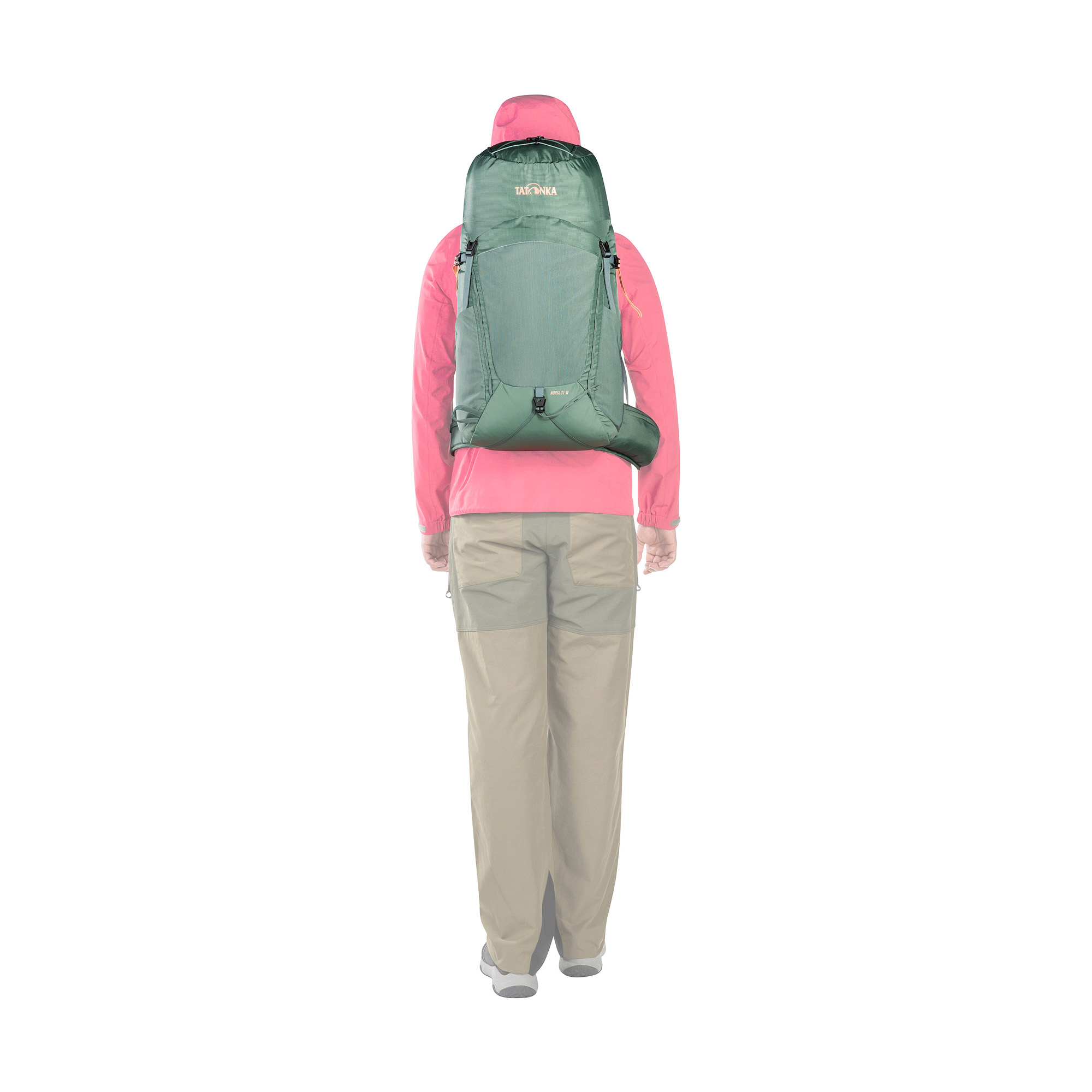 Mantel, Jacke, Erwachsener, Mann, Person, Tatonka Norix 31 Women sage green grün Trekkingrucksäcke - Detailansicht