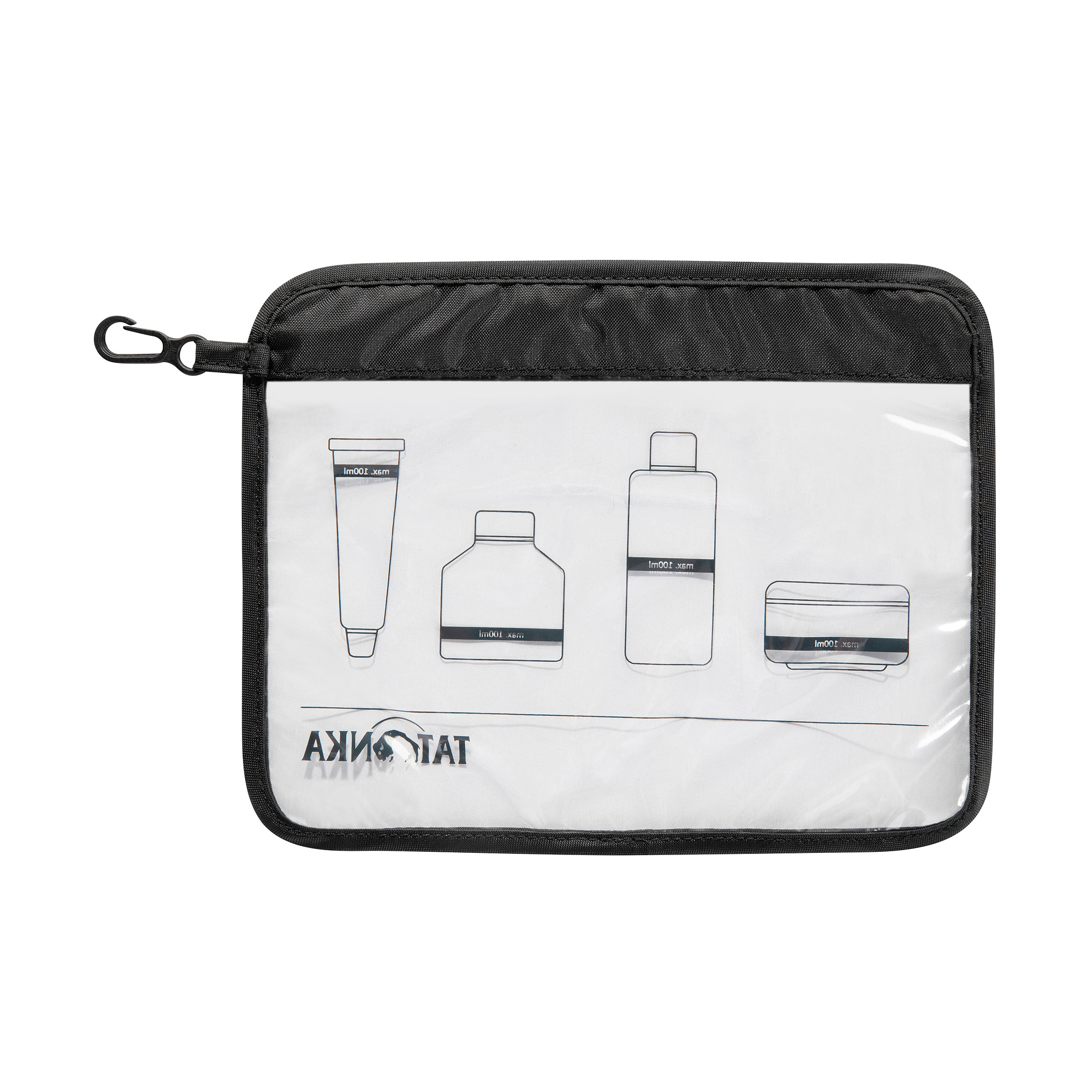 Tatonka Zip Flight Bag A5 black schwarz Kulturbeutel - Ansicht seitlich-hinten Zubehor, Tasche, Handtasche, Erste Hilfe, Tatonka Zip Flight Bag A5 black schwarz Kulturbeutel - Ansicht seitlich-hinten