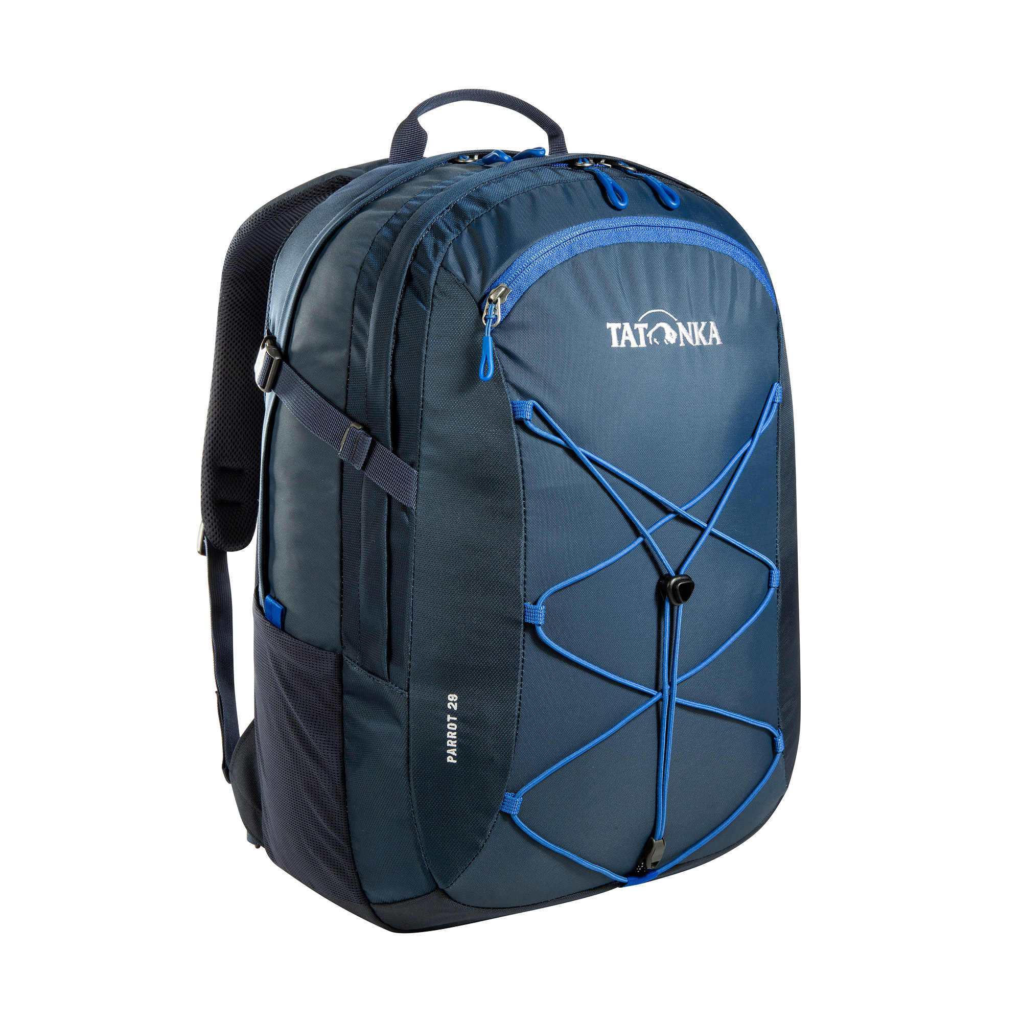 Tatonka Parrot 29 navy 2 blau Tagesrucksäcke - Ansicht seitlich-vorne Tasche, Rucksack, Tatonka Parrot 29 navy 2 blau Tagesrucksäcke - Ansicht seitlich-vorne