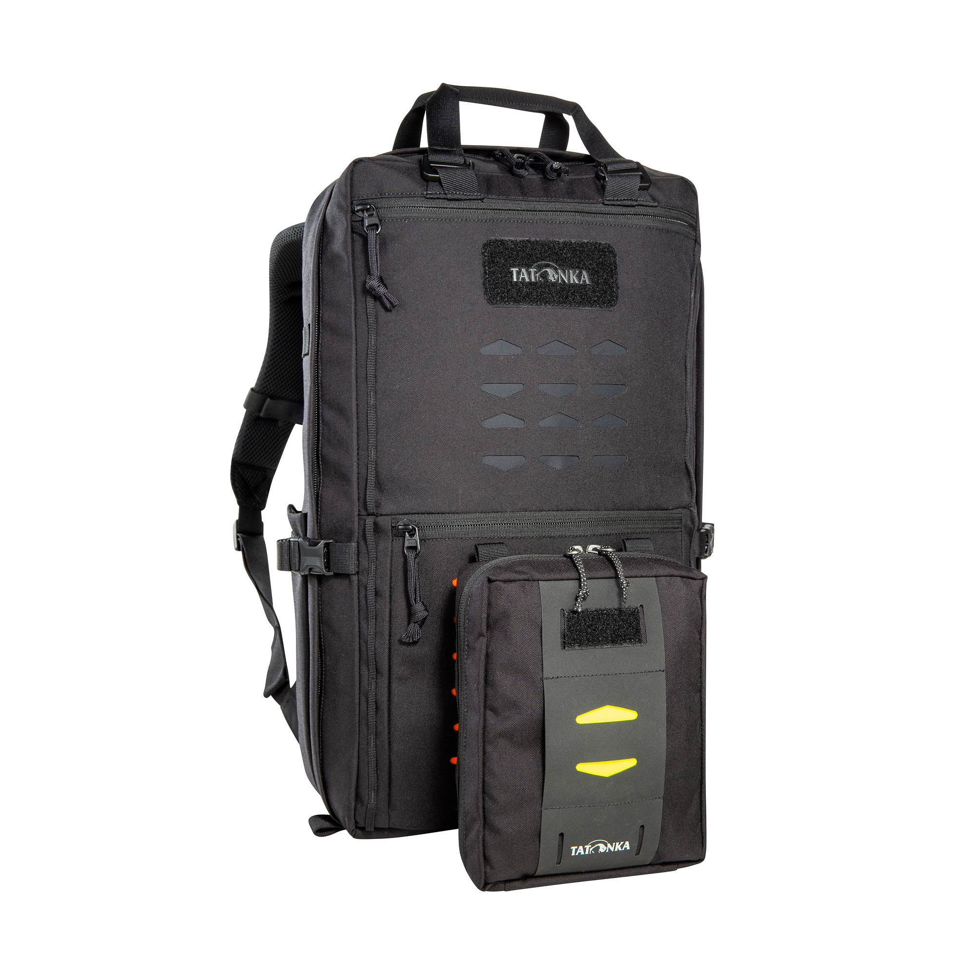 Rucksack, Schultasche, Rucksack mit Tasche, Wandernrucksack, Schwarz, Tatonka EDC Pack 23 BC black schwarz - Detailansicht