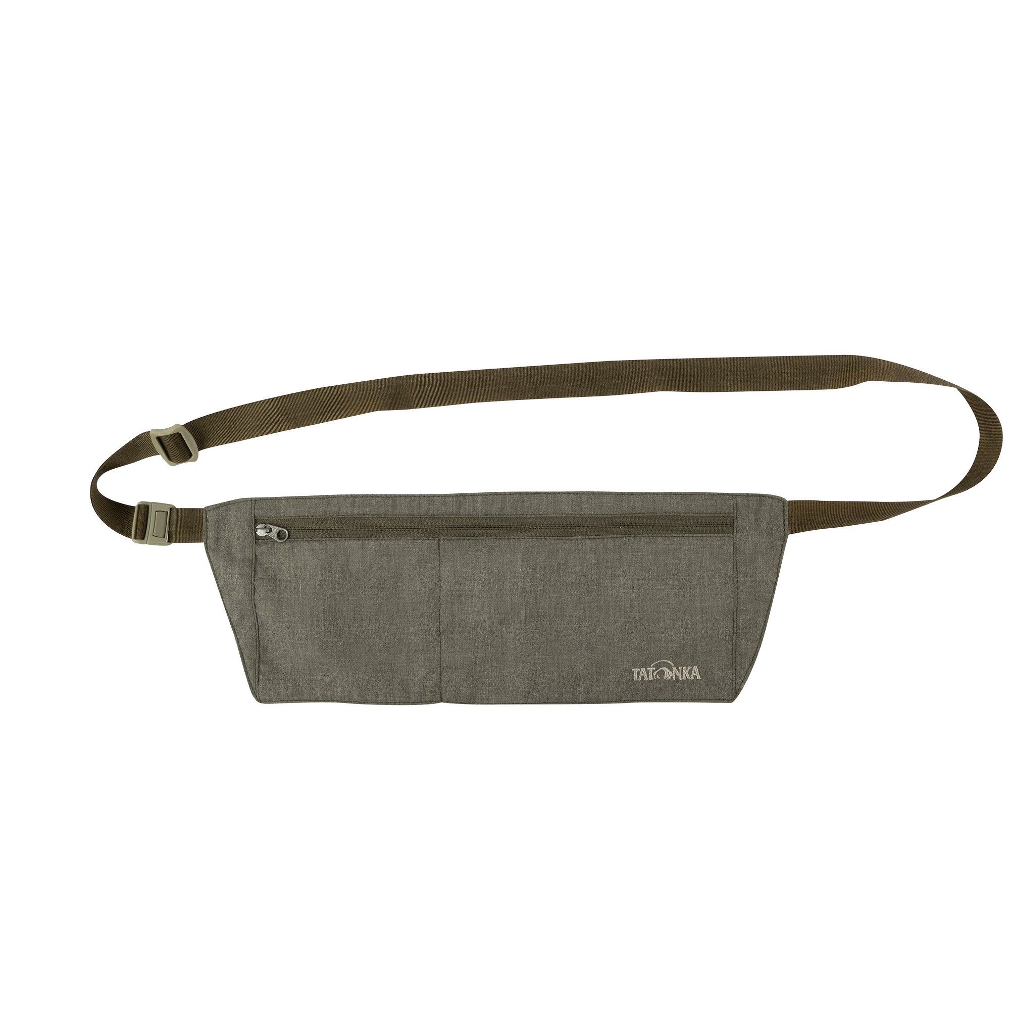 Tatonka Skin Moneybelt olive grün Bauchtaschen - Ansicht seitlich-vorne Zubehor, Tasche, Handtasche, Leinwand, Geldbörse, Tatonka Skin Moneybelt olive grün Bauchtaschen - Ansicht seitlich-vorne