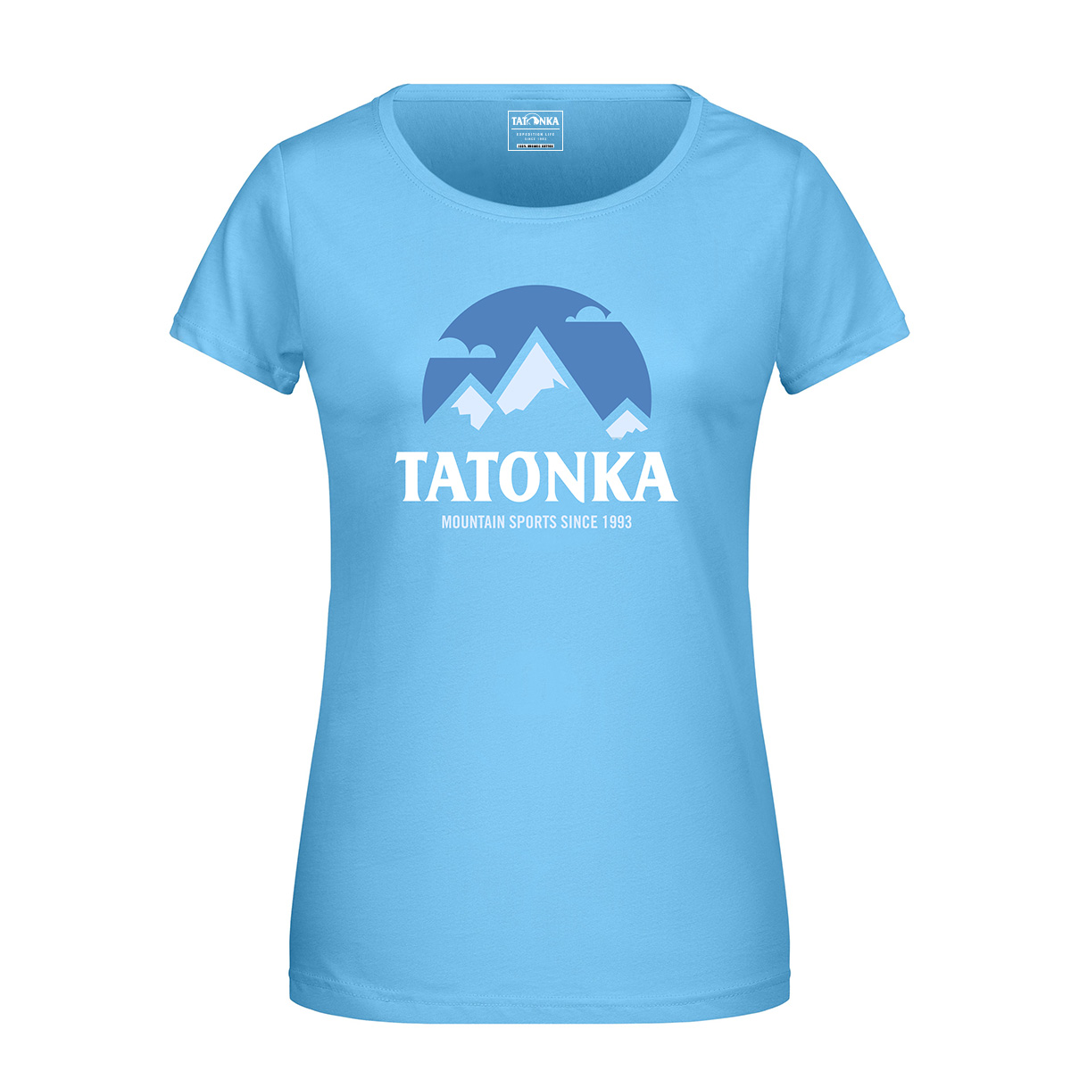 Tatonka Mountain T-Shirt Women sky blue blau T-Shirts 4013236375664