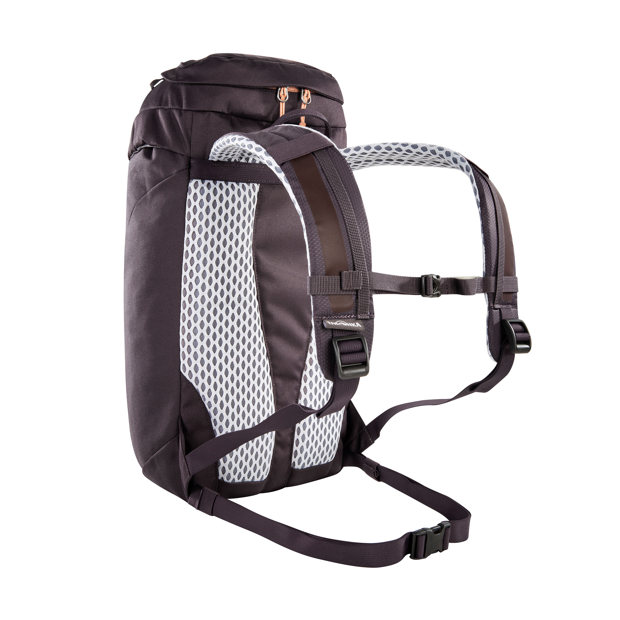 Tasche, Rucksack, Tatonka Wokin 15 midnight plum lila Kinderrucksäcke - Ansicht seitlich-hinten