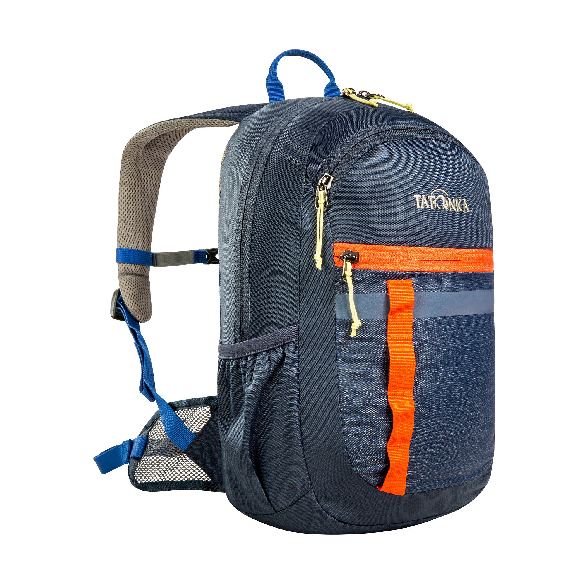 Tatonka City Pack JR 12 navy blau Kinderrucksäcke - Ansicht seitlich-vorne Tasche, Rucksack, Tatonka City Pack JR 12 navy blau Kinderrucksäcke - Ansicht seitlich-vorne