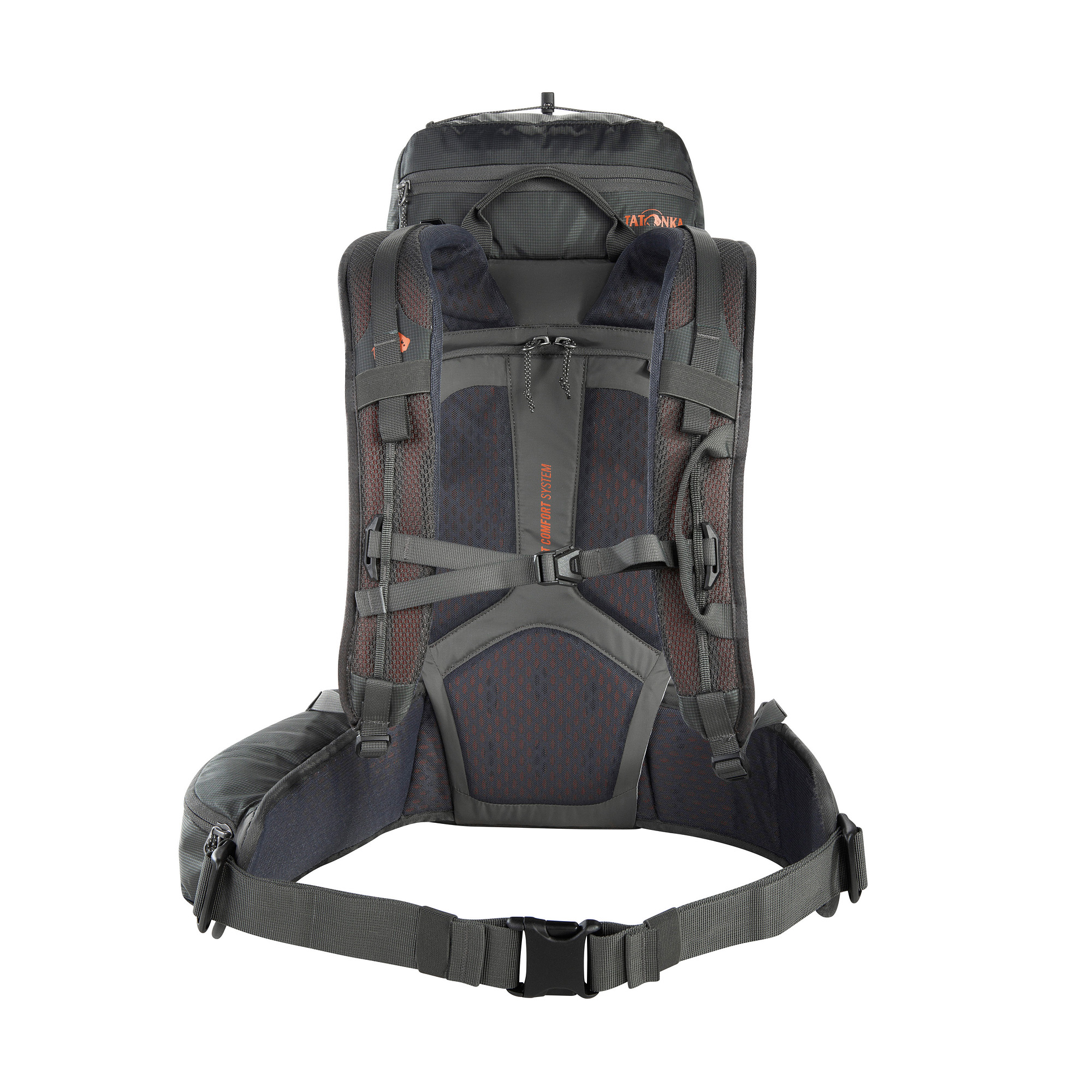 Tasche, Rucksack, Tatonka Norix 27 titan grey grau Trekkingrucksäcke - Ansicht frontal-hinten