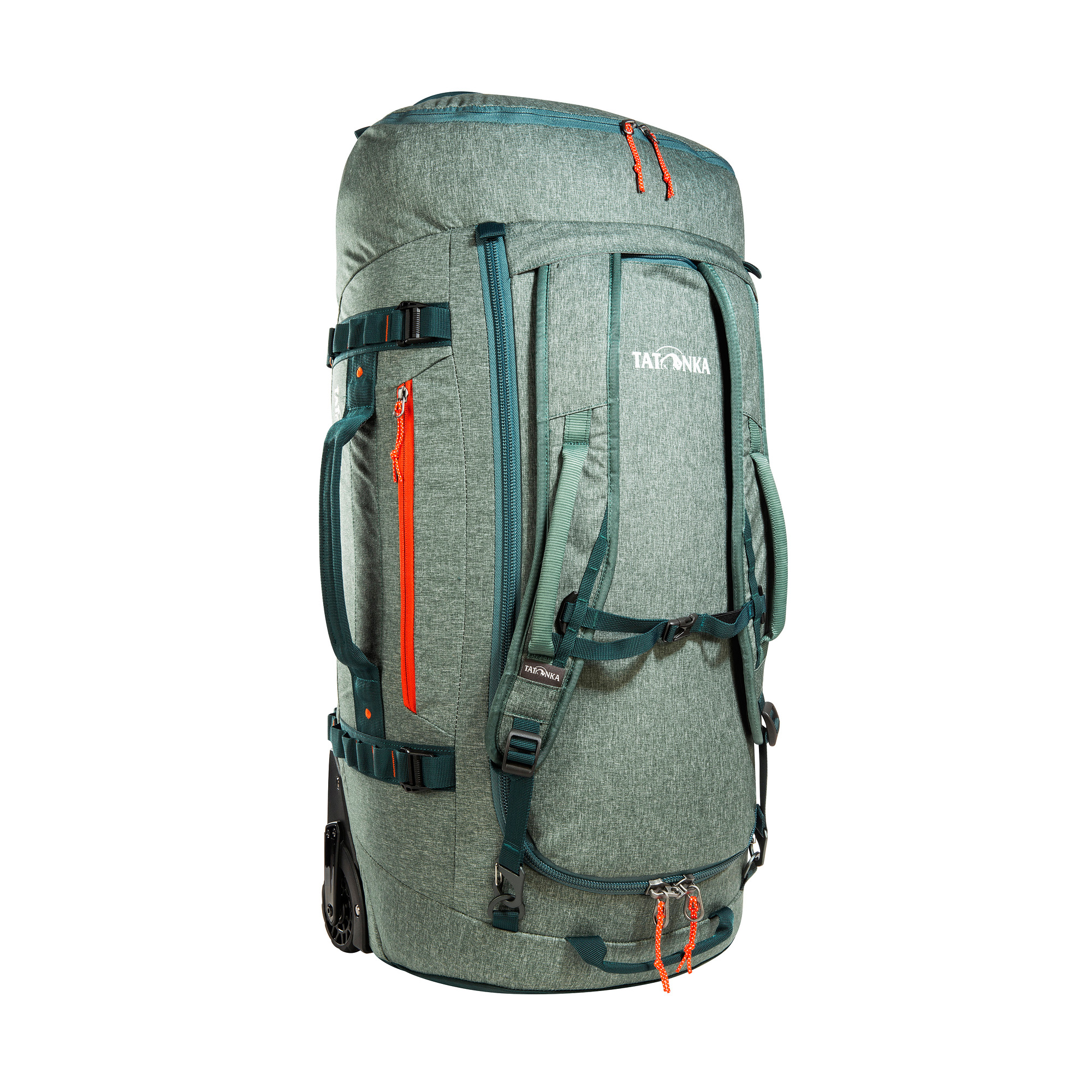 Tatonka Duffle Roller 80 sage green grün Trolleys & Koffer - Ansicht seitlich-vorne Tasche, Rucksack, Tatonka Duffle Roller 80 sage green grün Trolleys & Koffer - Ansicht seitlich-vorne