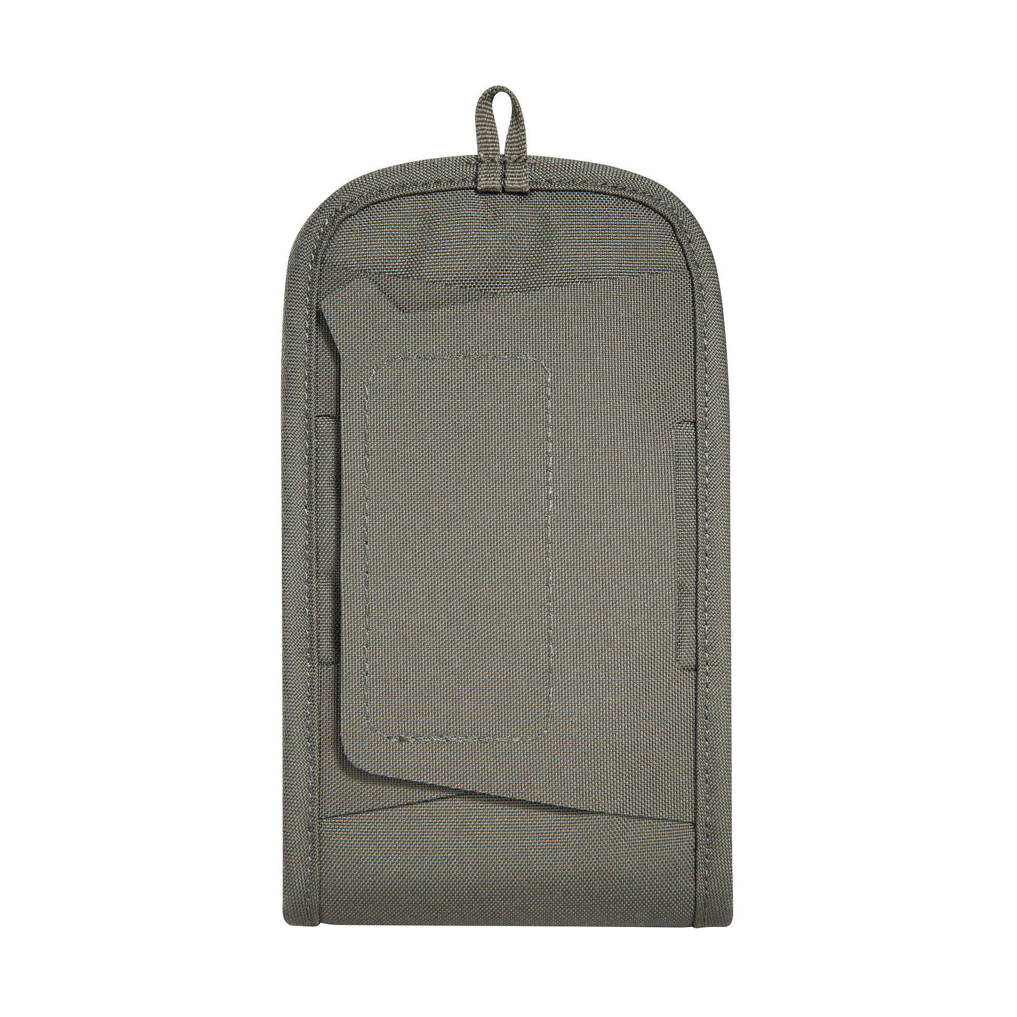 pouch,  wallet,  fabric,  gray,  zipper, Tatonka Smartphone Pouch 6,2" BC stone grey olive grau - Ansicht frontal-hinten