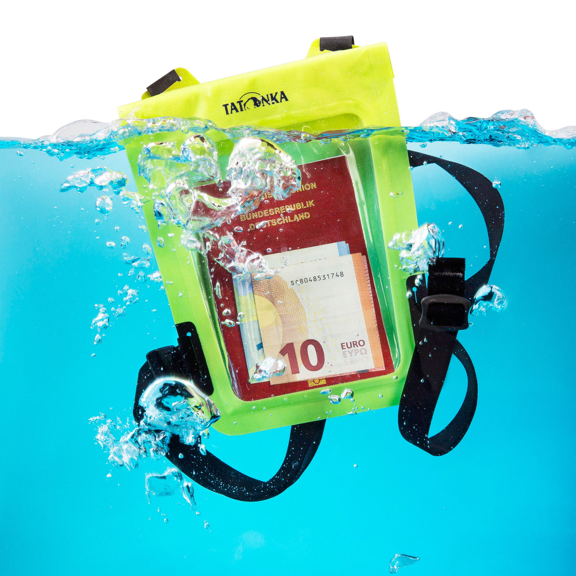Tatonka WP Chest Holster lime gelb Brustbeutel - Detailansicht Bekleidung, Rettungsweste, Weste, Tasche, Rad, Tatonka WP Chest Holster lime gelb Brustbeutel - Detailansicht