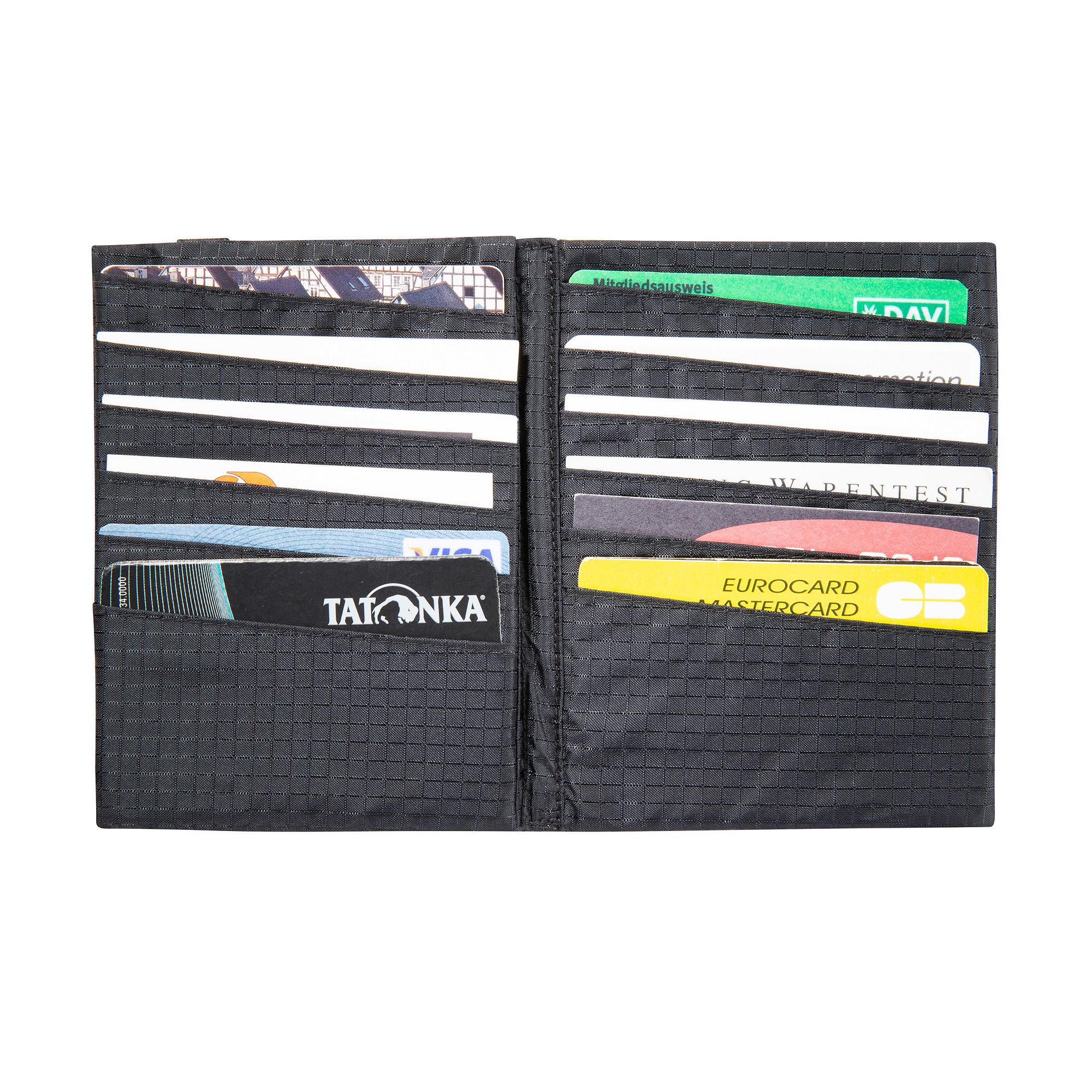 Tatonka Card Holder 12 RFID B black schwarz Reisesicherheit - Detailansicht Zubehor, Geldbörse, Tatonka Card Holder 12 RFID B black schwarz Reisesicherheit - Detailansicht