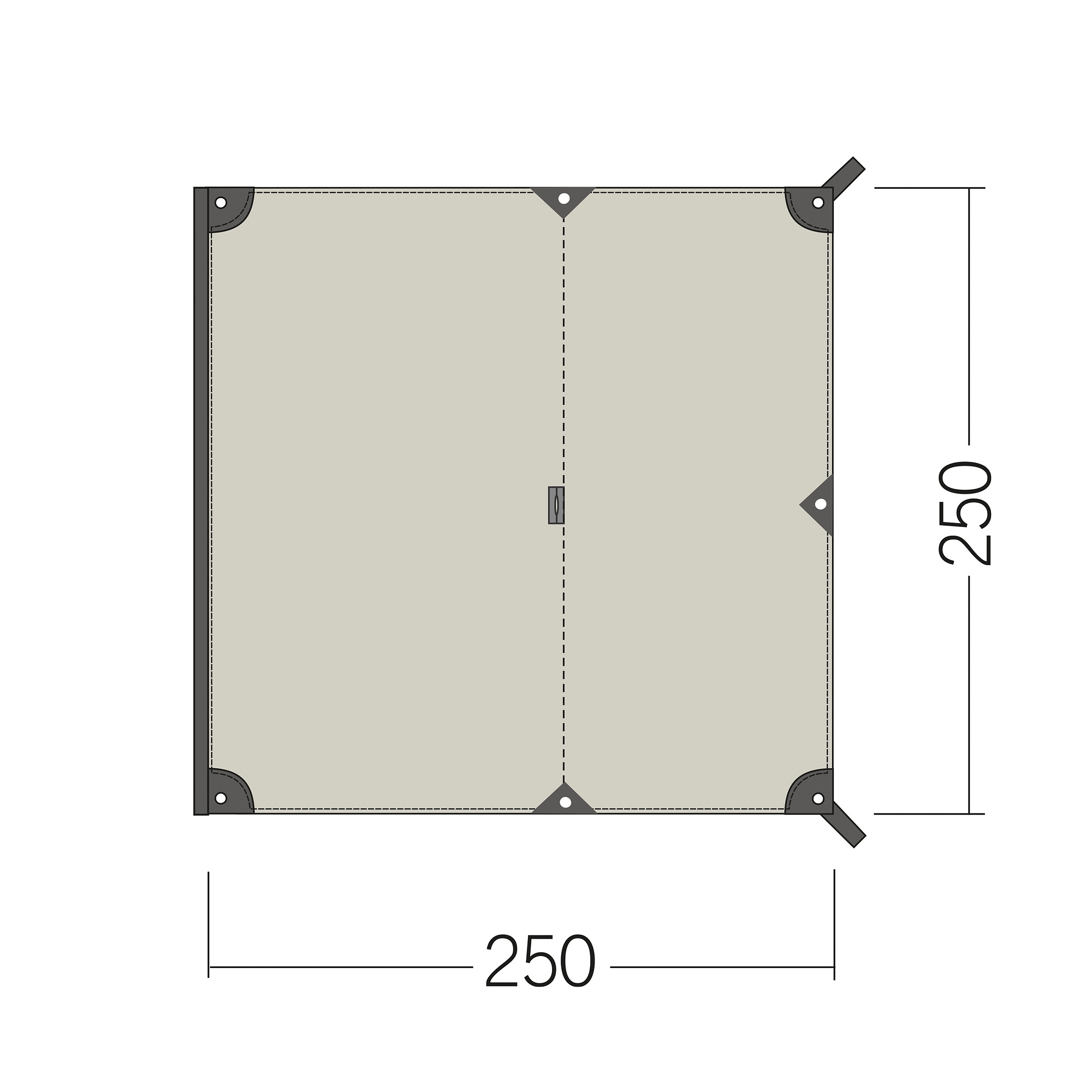 Tatonka Van Tarp TC sand beige braun Tarps - Detailansicht Diagramm, Handlung, Tatonka Van Tarp TC sand beige braun Tarps - Detailansicht