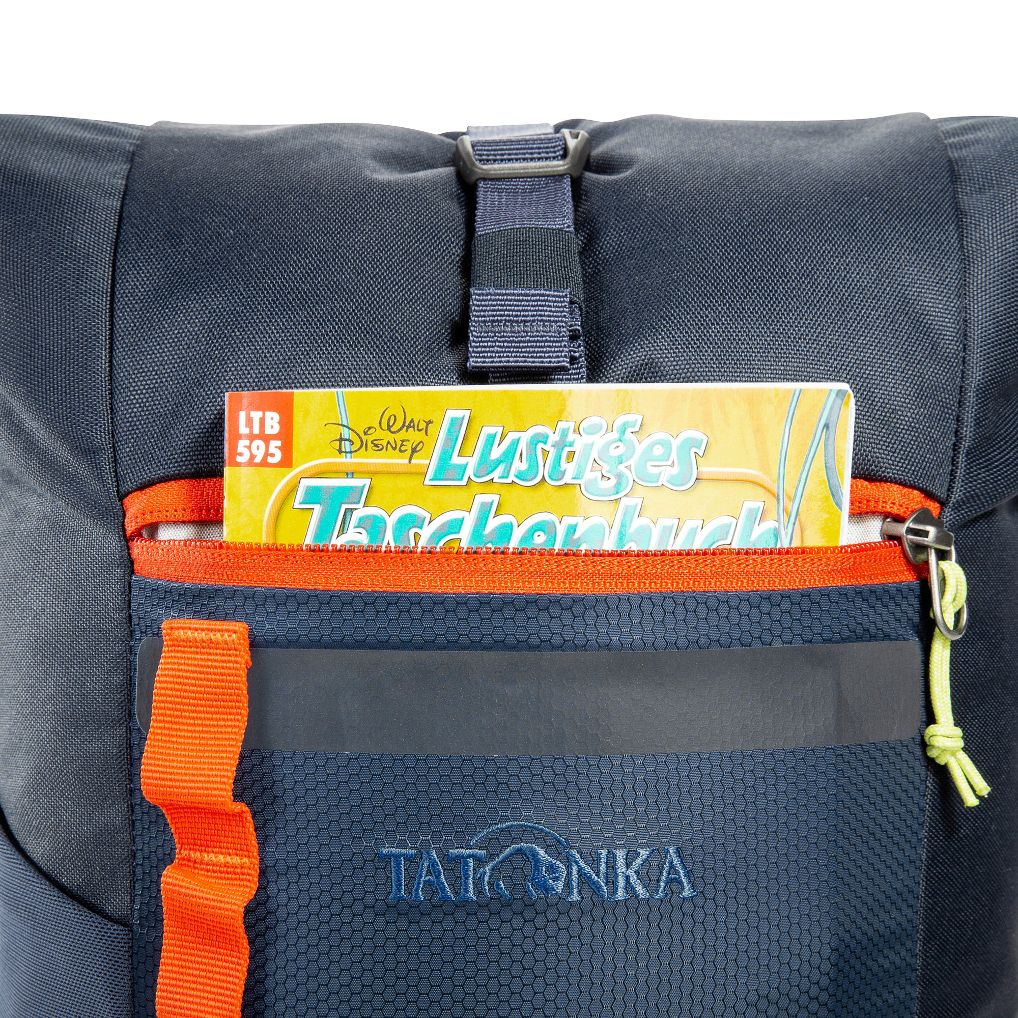 Tasche, Rucksack, Zubehör, Handtasche, Tatonka Rolltop Pack JR 14 navy blau Kinderrucksäcke - Detailansicht