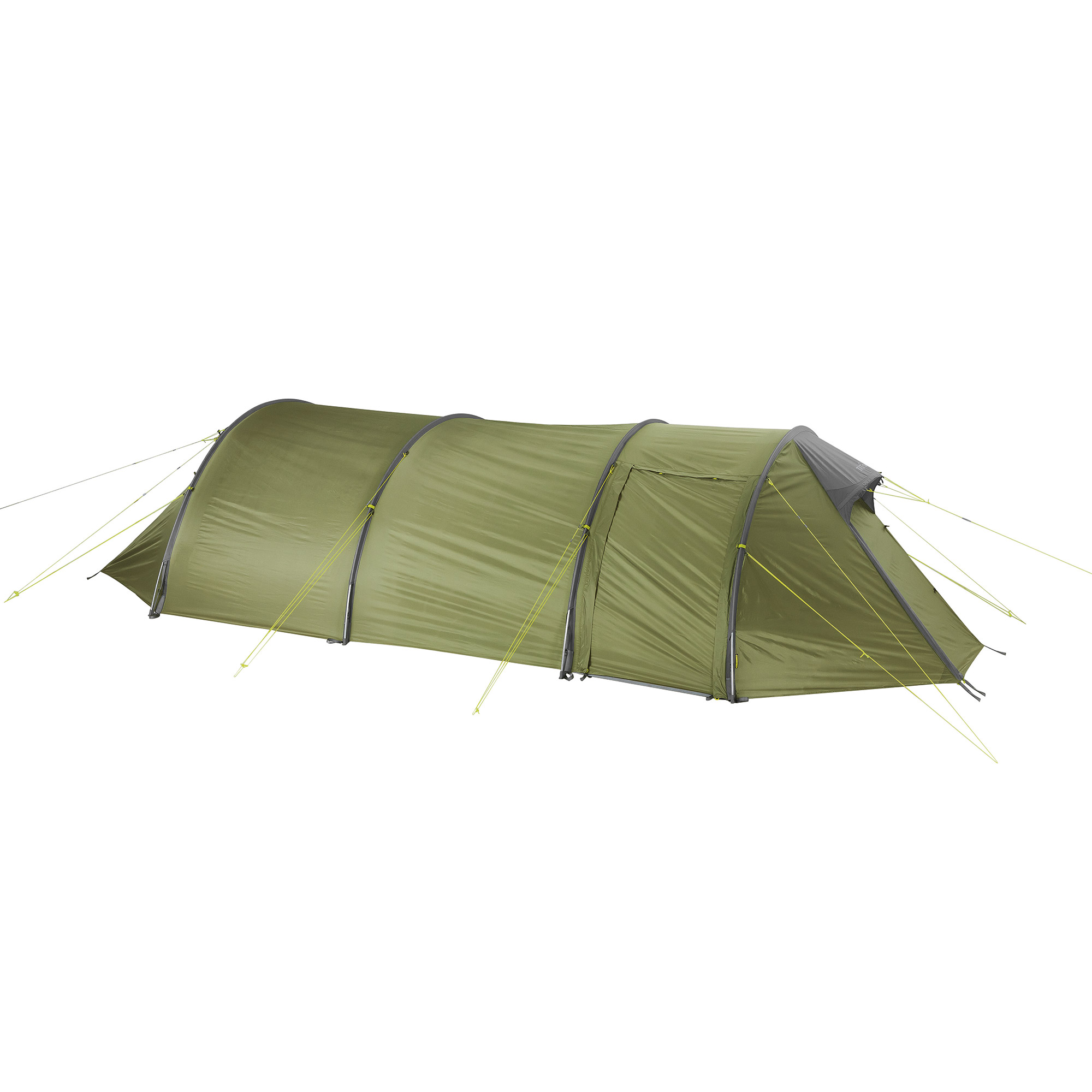 Zelt, Campen, Zelt in den Bergen, Natur, Draußen, Zelt, Campen, Zelt in den Bergen, Natur, Draußen, Zelt, Campen, Zelt in den Bergen, Natur, Draußen, Tatonka Alaska 4 PU light olive grün 4-Personen-Zelte - Ansicht seitlich-vorne
