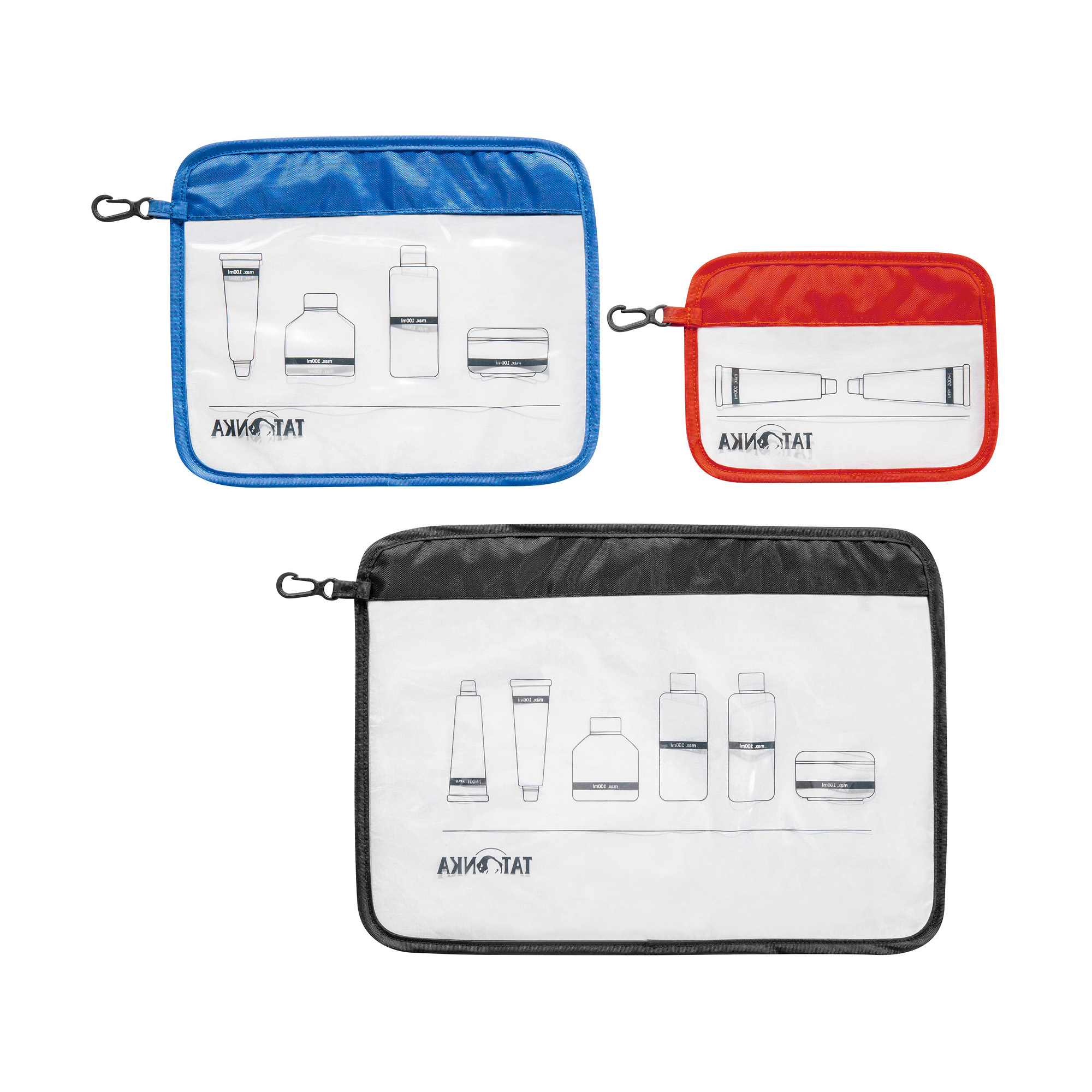 Zip Flight Bag Set Flugzeug-Beutel (3 Stück)