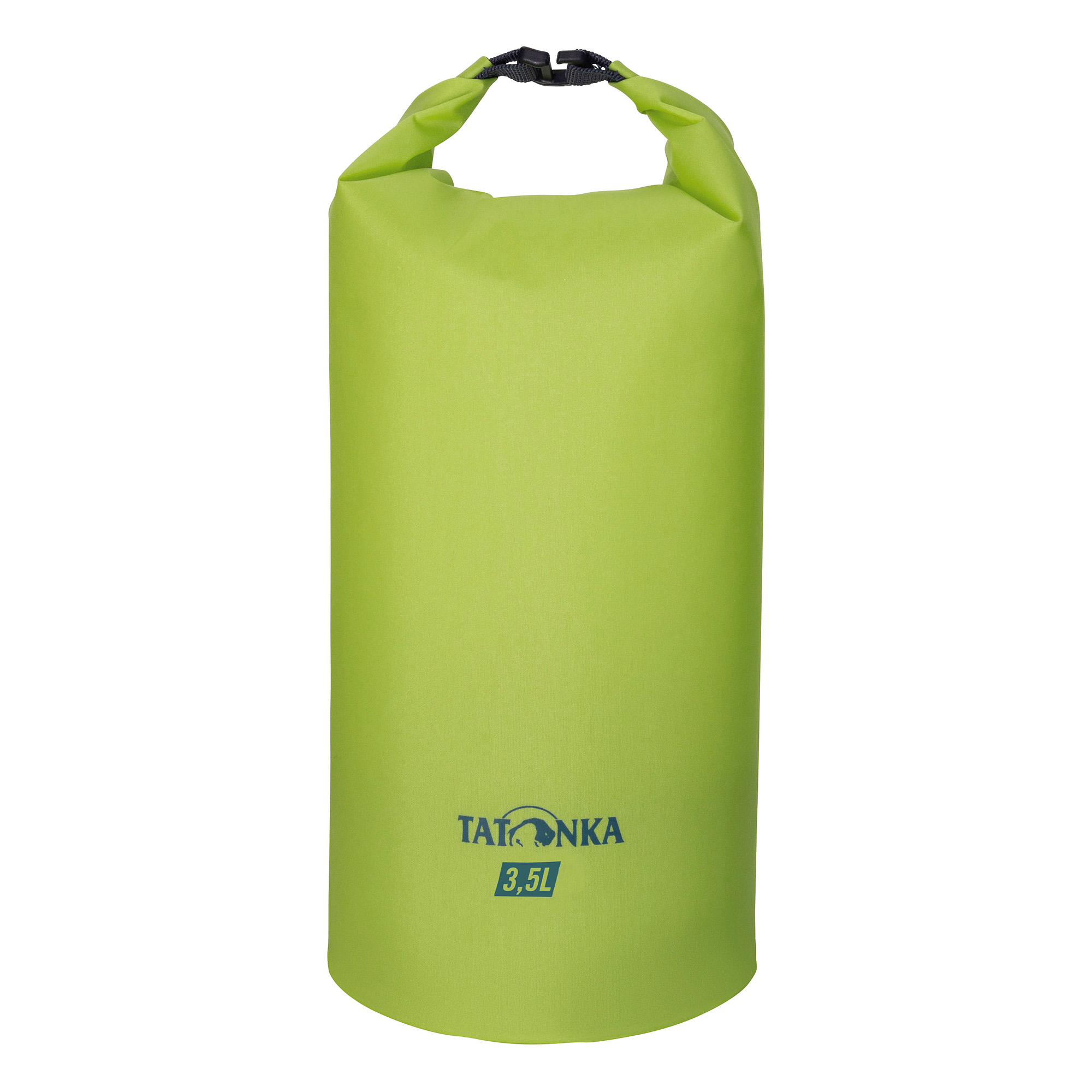 Tatonka WP Stuffbag Light 3,5l lime gelb Reisezubehör - Ansicht seitlich-vorne Flasche, Tasche, Wasserflasche, Tatonka WP Stuffbag Light 3,5l lime gelb Reisezubehör - Ansicht seitlich-vorne