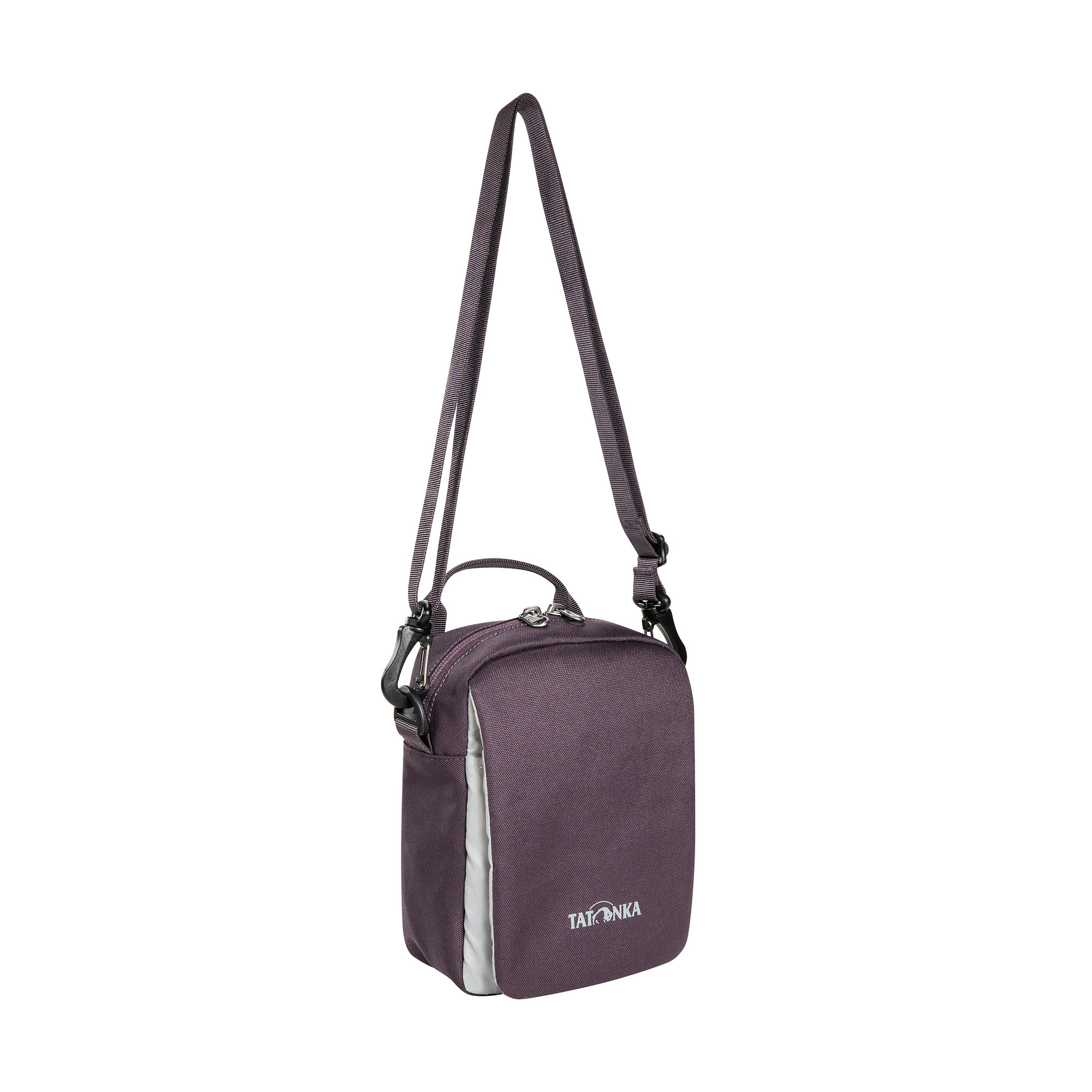 Tatonka Check In RFID Block midnight plum lila Reisetaschen - Ansicht seitlich-vorne Tasche, Zubehör, Handtasche, Tragetasche, Tatonka Check In RFID Block midnight plum lila Reisetaschen - Ansicht seitlich-vorne