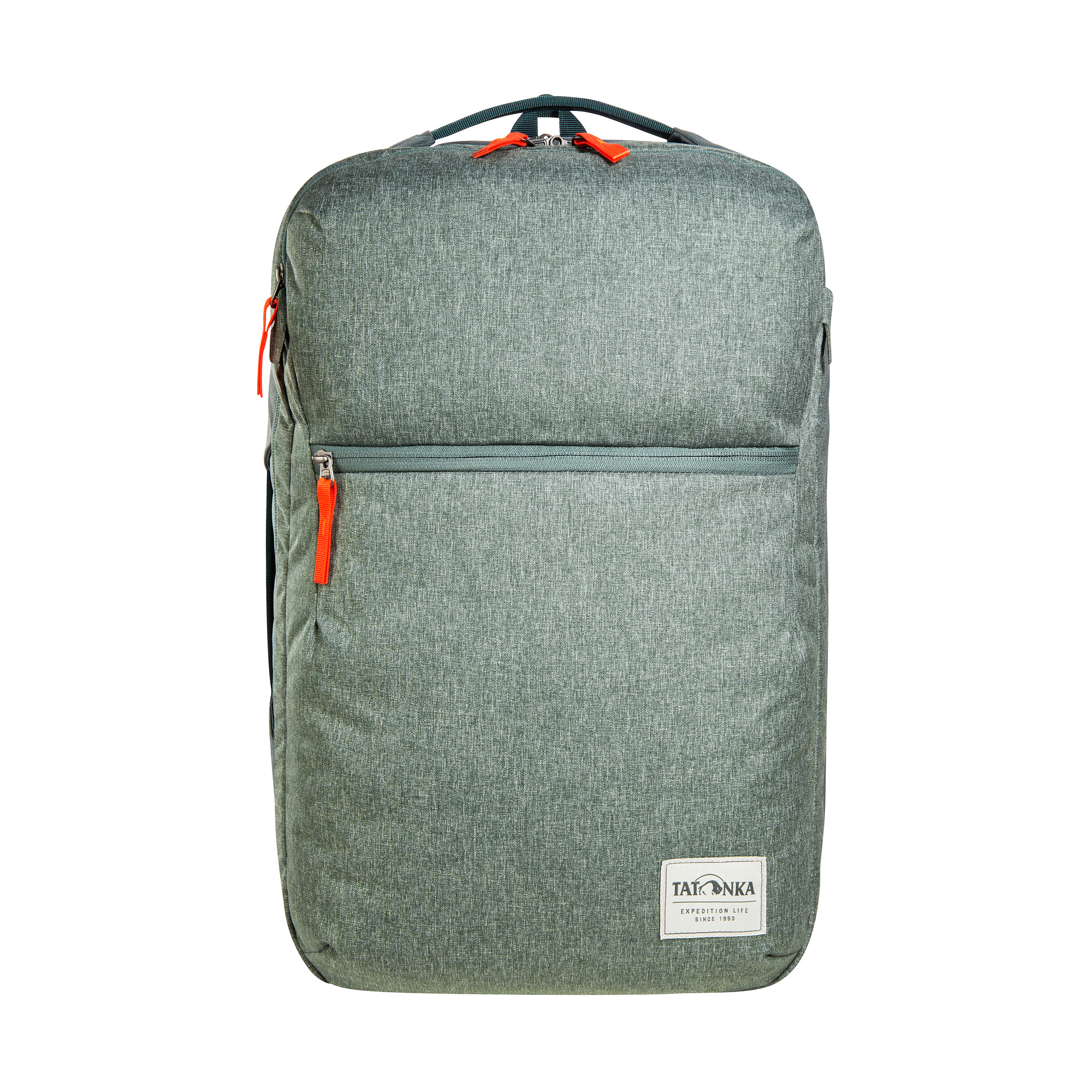 Gepäck, Tasche, Rucksack, Zubehör, Handtasche, Tatonka Flightcase 40 sage green grün Reiserucksäcke - Ansicht frontal-vorne