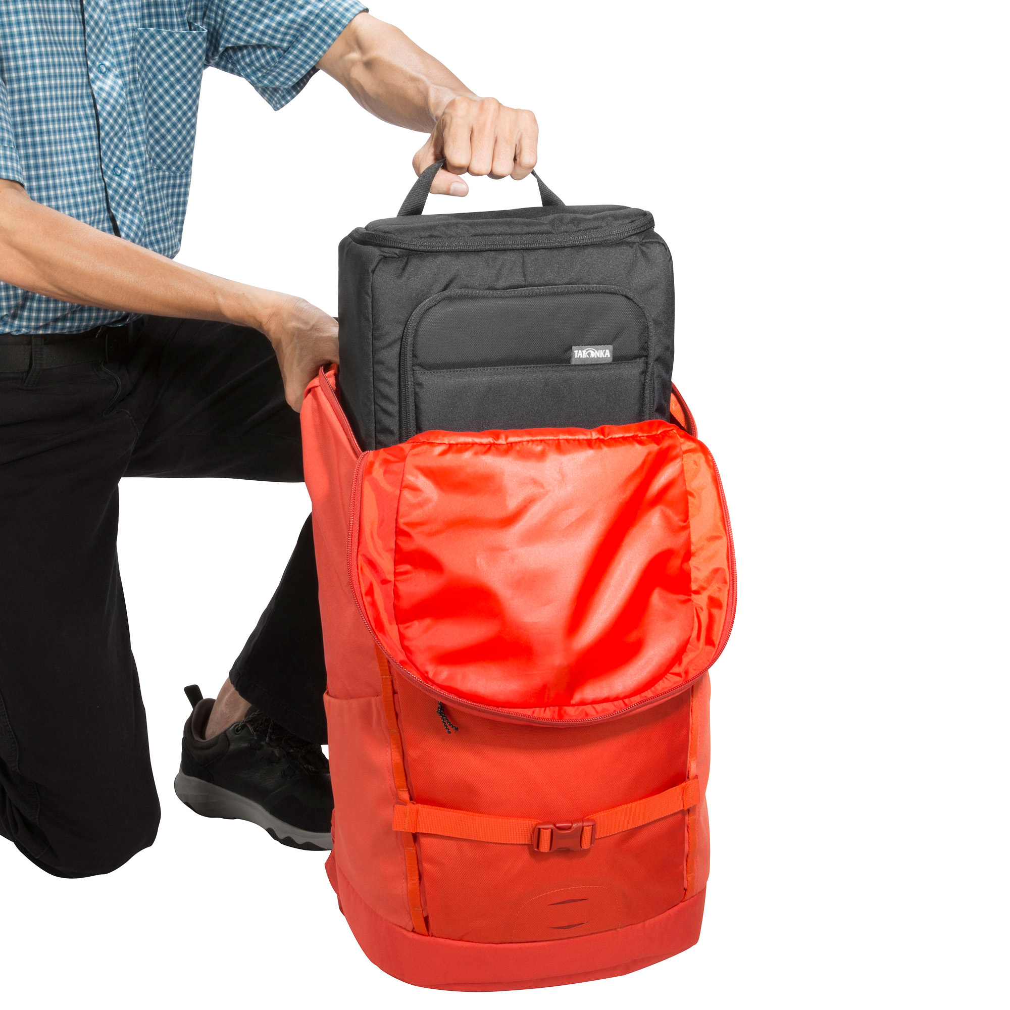 Tatonka Camera Insert M black schwarz Fototaschen - Detailansicht Gepäck, Erwachsener, Männlich, Mann, Person, Tatonka Camera Insert M black schwarz Fototaschen - Detailansicht