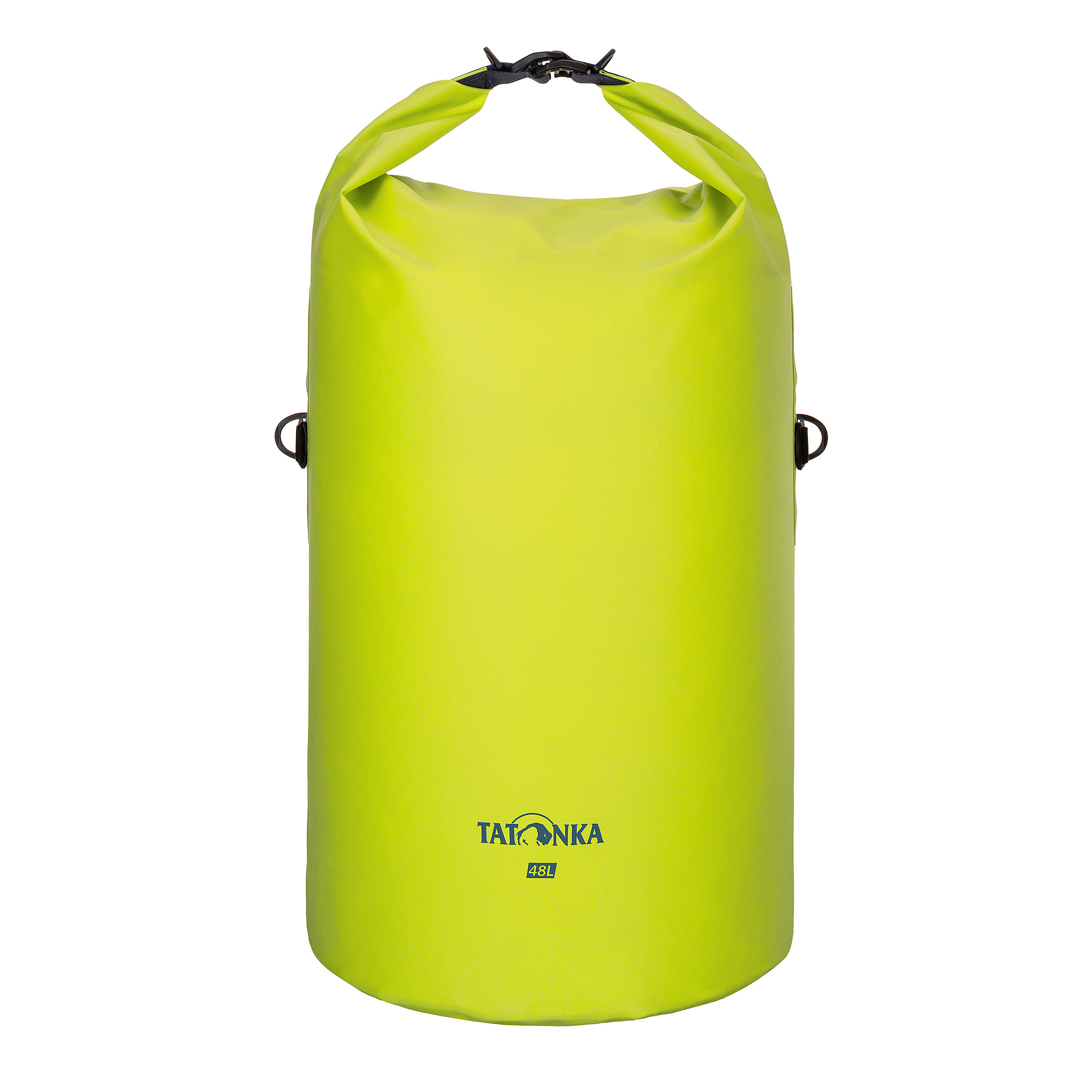 Tatonka WP Stuffbag 48l lime gelb Reisezubehör - Ansicht seitlich-vorne Flasche, Tasche, Zubehör, Handtasche, Tatonka WP Stuffbag 48l lime gelb Reisezubehör - Ansicht seitlich-vorne