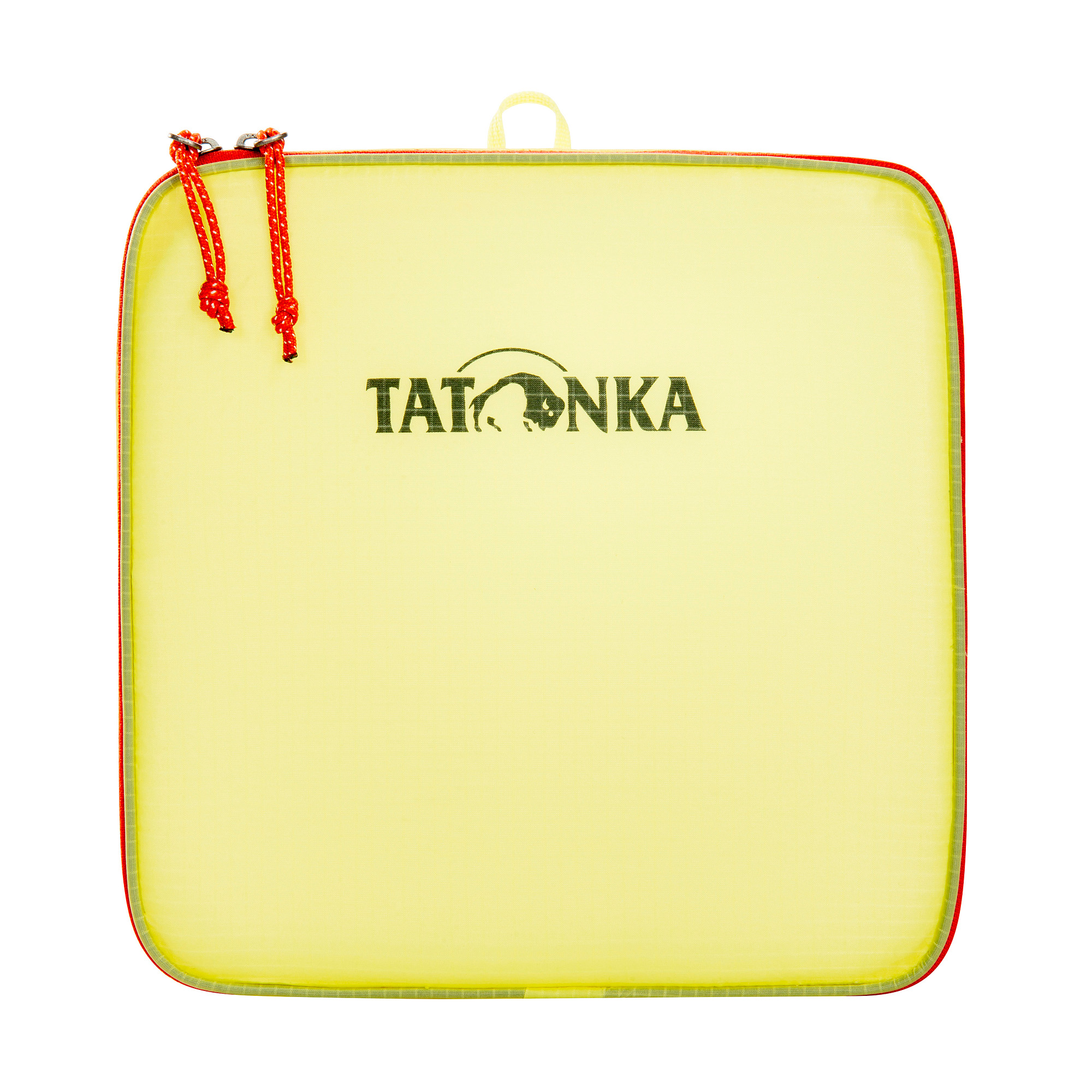 Tatonka SQZY Pouch M light yellow gelb Packwürfel & Staubeutel - Ansicht seitlich-vorne Erste Hilfe, Tasche, Tatonka SQZY Pouch M light yellow gelb Packwürfel & Staubeutel - Ansicht seitlich-vorne