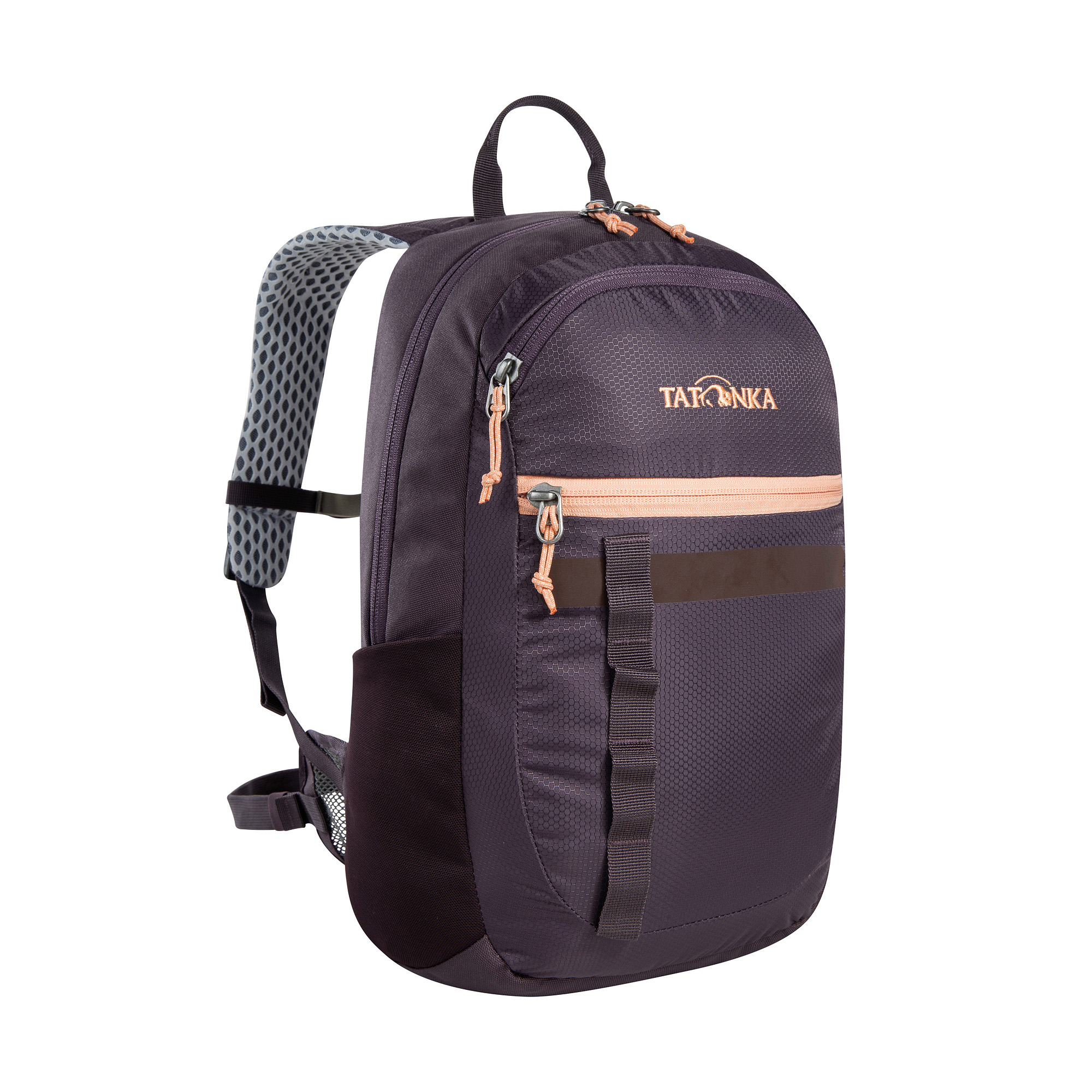Tasche, Rucksack, Tatonka City Pack JR 12 midnight plum lila Kinderrucksäcke - Ansicht seitlich-vorne