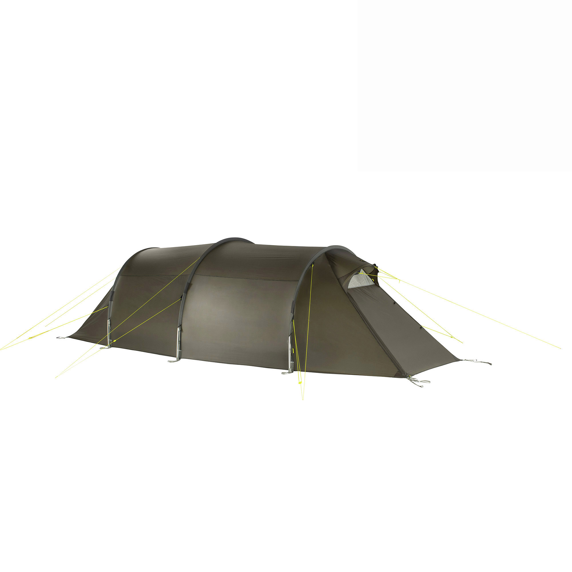 Zelt, Campen, Zelt in den Bergen, Natur, Draußen, Zelt, Campen, Zelt in den Bergen, Natur, Draußen, Zelt, Campen, Zelt in den Bergen, Natur, Draußen, Tatonka Rokua 2 stone grey olive grau 2-Personen-Zelte - Ansicht seitlich-vorne