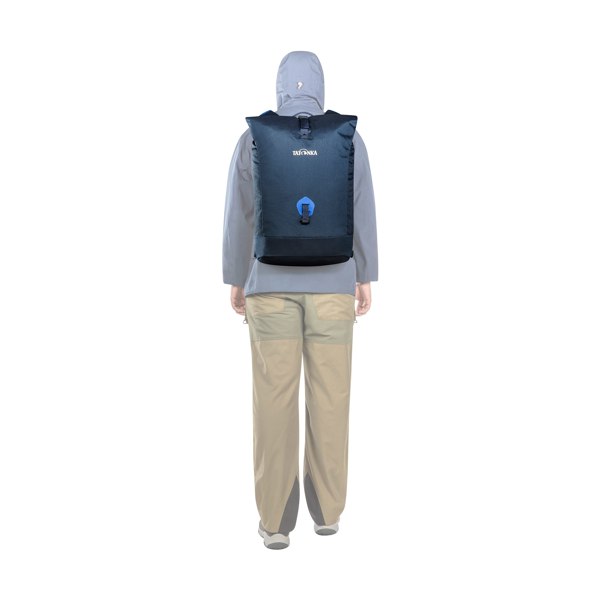 Tatonka Grip Rolltop Pack navy blau Tagesrucksäcke - Detailansicht Mantel, Tasche, Erwachsener, Mann, Person, Tatonka Grip Rolltop Pack navy blau Tagesrucksäcke - Detailansicht