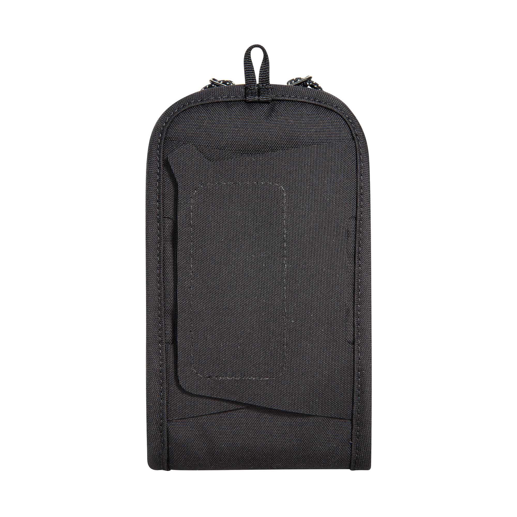 portemonnaie, tasche, tech-Case, reißverschluss, schwarz, Tatonka Smartphone Pouch 6,2" BC black schwarz - Ansicht frontal-hinten
