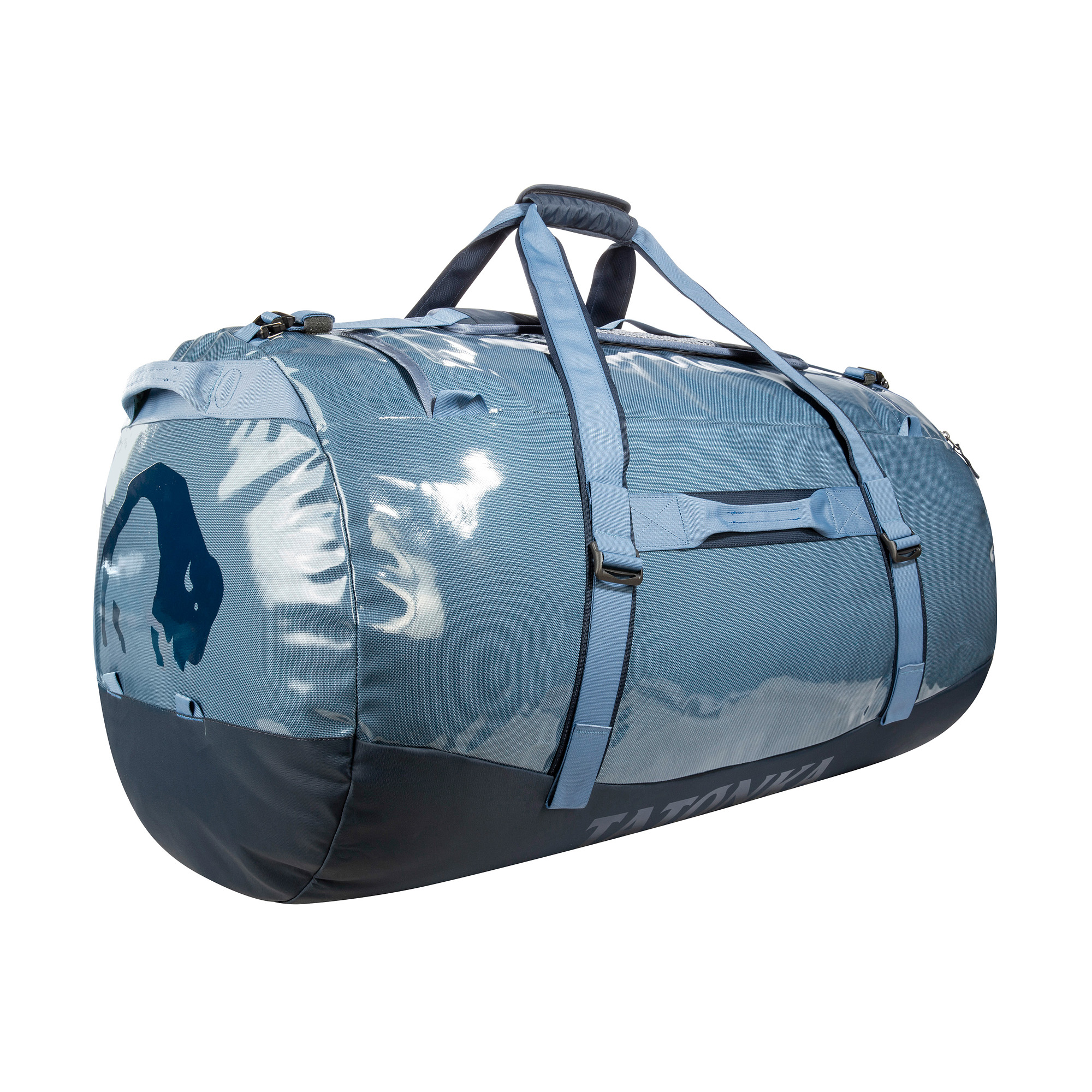 Tatonka Barrel 130 elemental blue blau Reisetaschen - Ansicht seitlich-hinten Gepäck, Zubehör, Tasche, Handtasche, Tatonka Barrel 130 elemental blue blau Reisetaschen - Ansicht seitlich-hinten