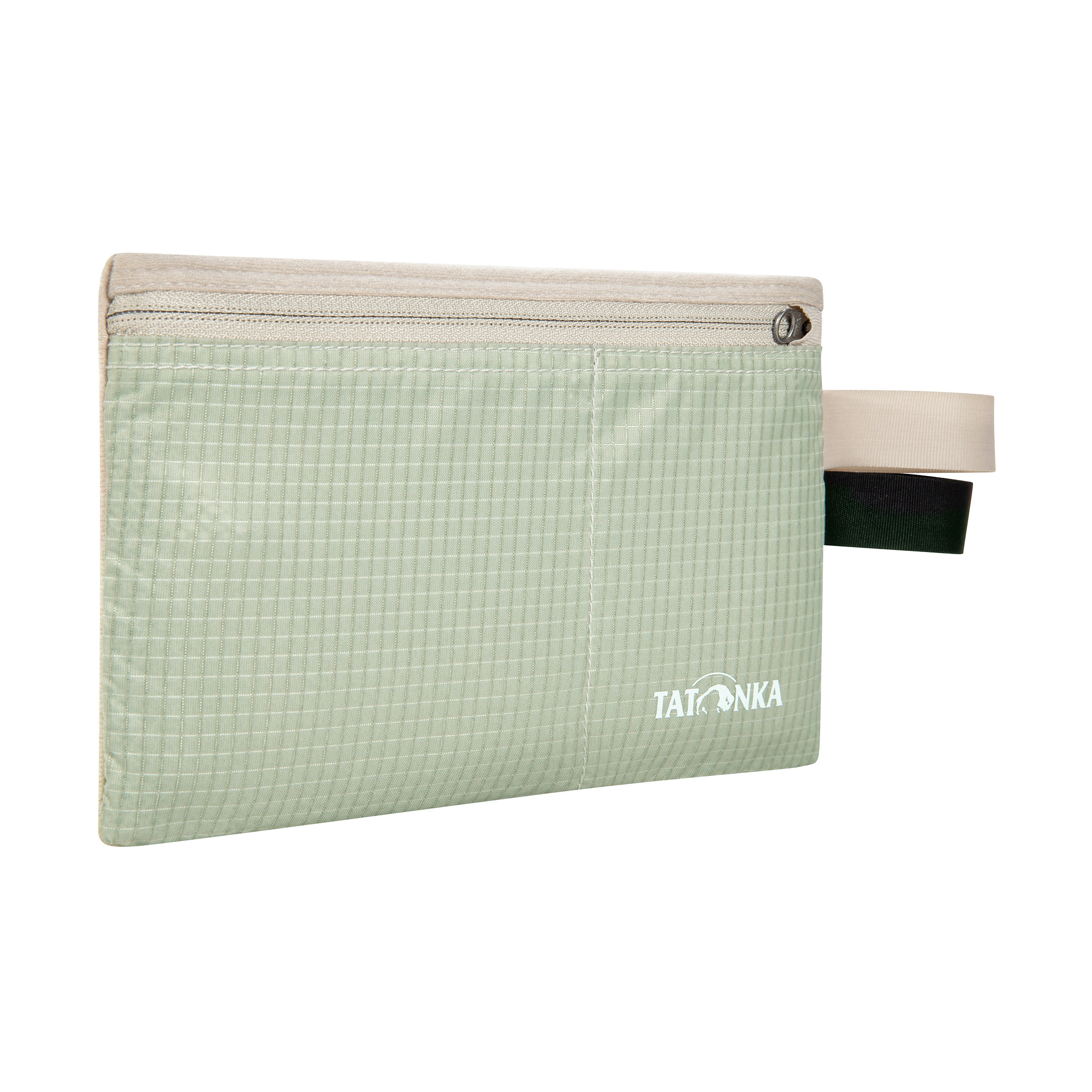 Zubehor, Geldbörse, Tasche, Handtasche, Tatonka Flip In Pocket natural silber Geldbeutel - Ansicht frontal-vorne