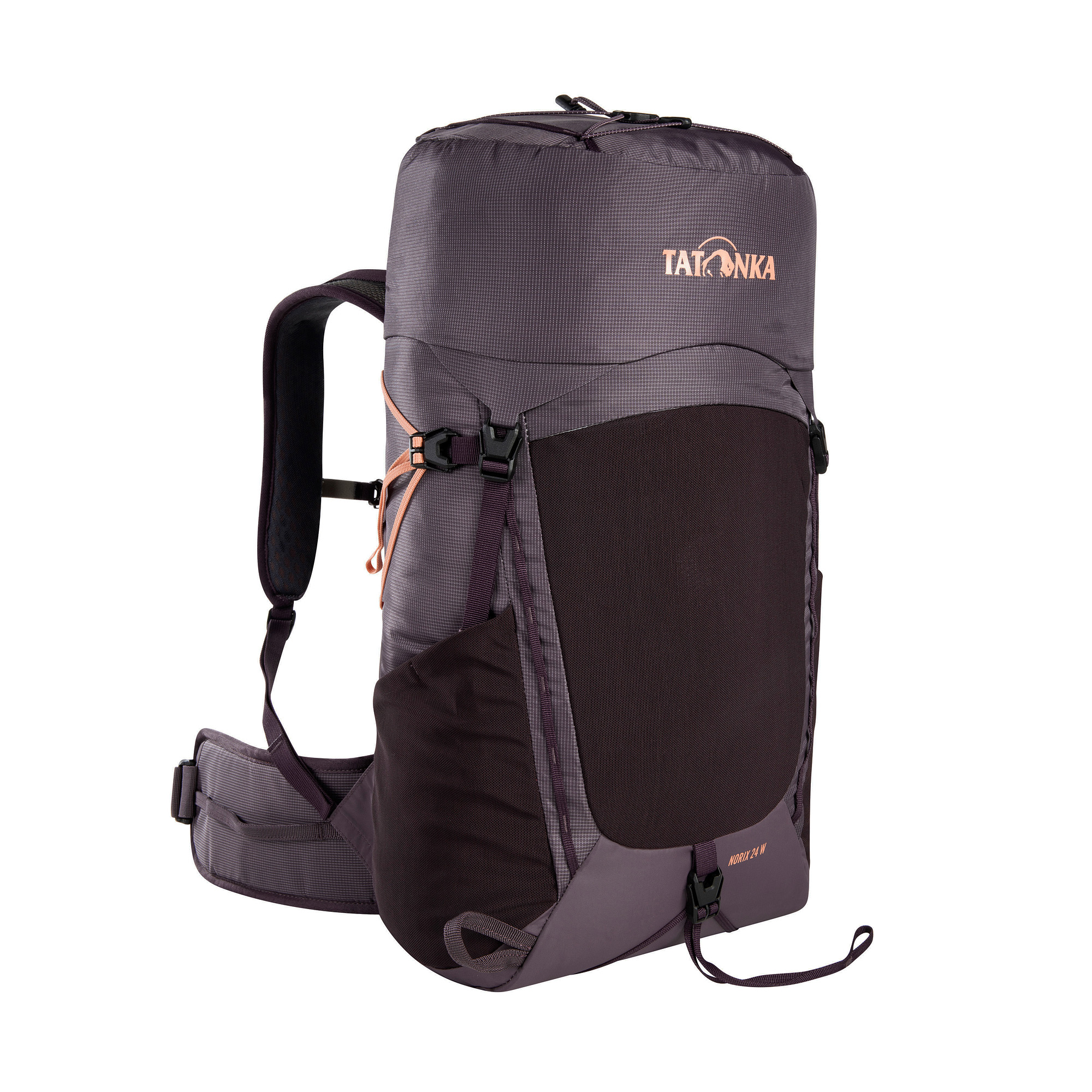 Tasche, Rucksack, Tatonka Norix 24 Women midnight plum lila Trekkingrucksäcke - Ansicht seitlich-vorne