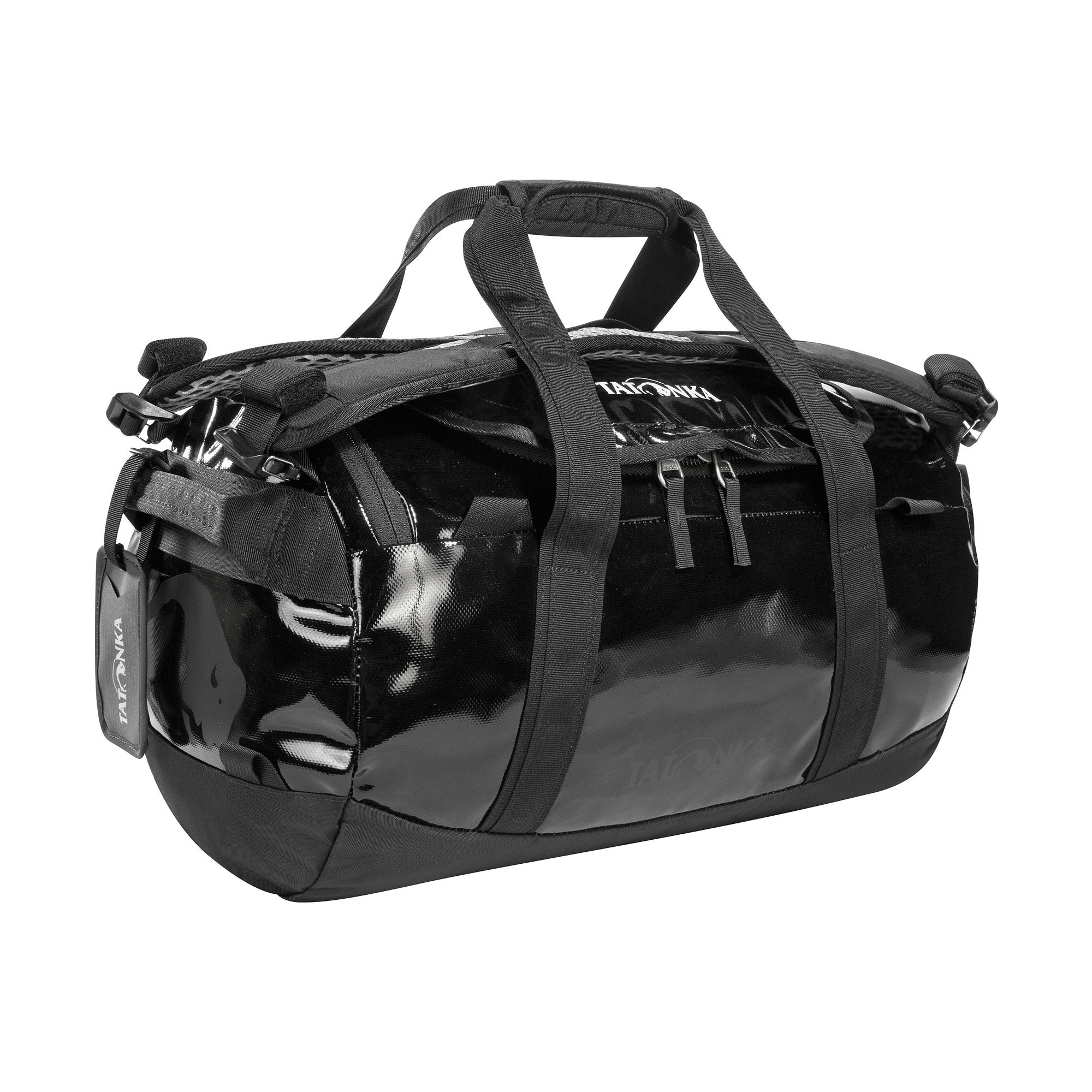 Tatonka Barrel 25 black schwarz Reisetaschen - Ansicht seitlich-vorne Zubehor, Tasche, Handtasche, Gepäck, Tatonka Barrel 25 black schwarz Reisetaschen - Ansicht seitlich-vorne