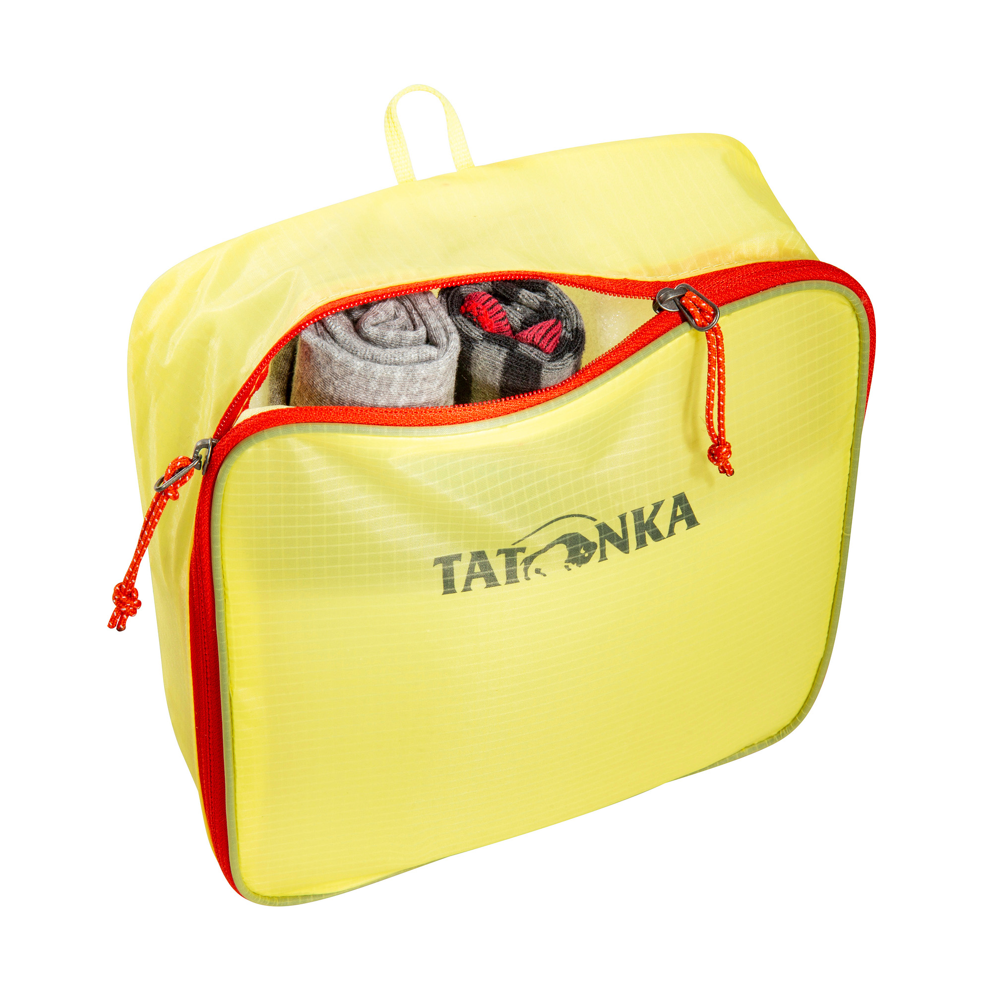 Tatonka SQZY Pouch M light yellow gelb Packwürfel & Staubeutel 4013236335354