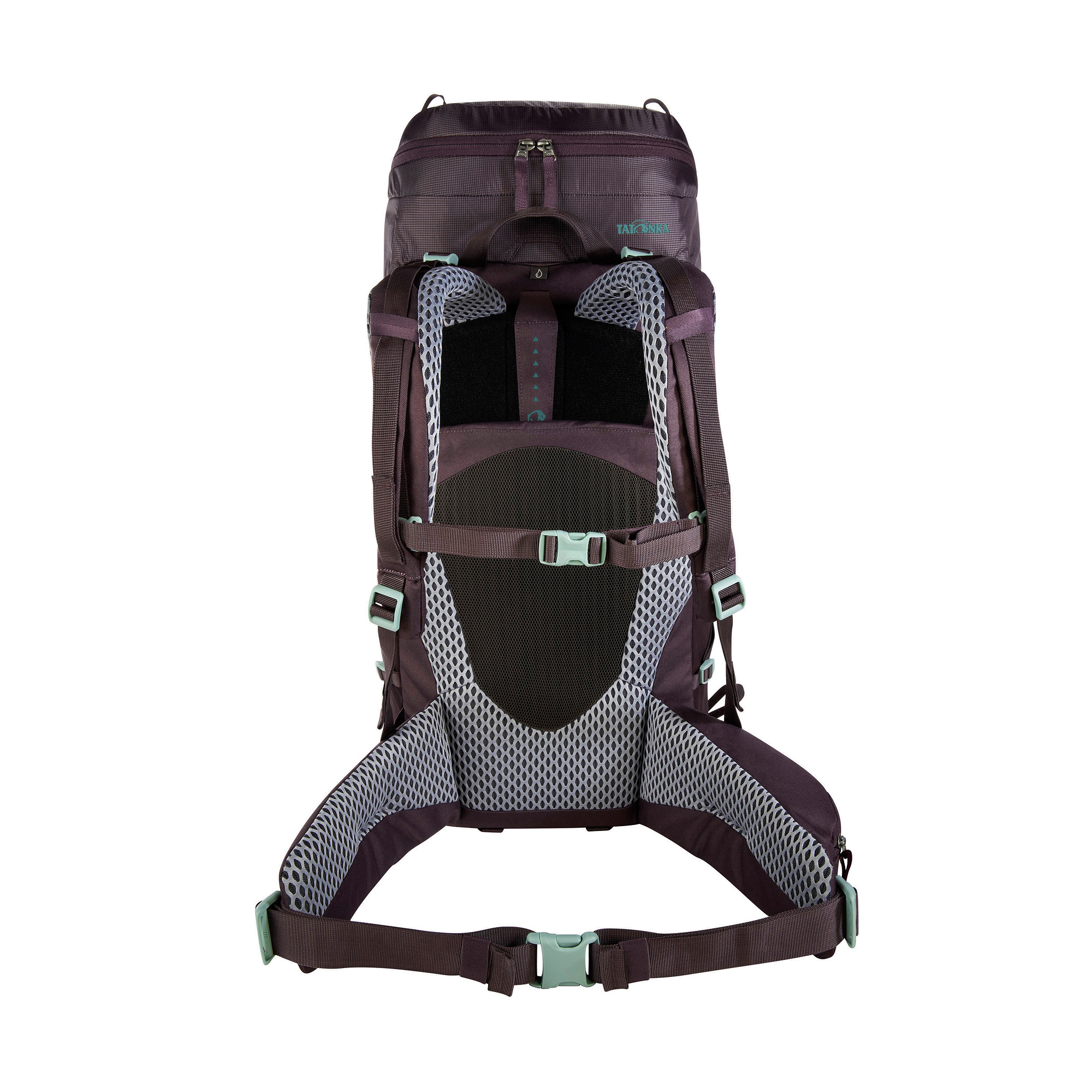 Tasche, Rucksack, Tatonka Norix 44 Women midnight plum lila Trekkingrucksäcke - Ansicht frontal-hinten