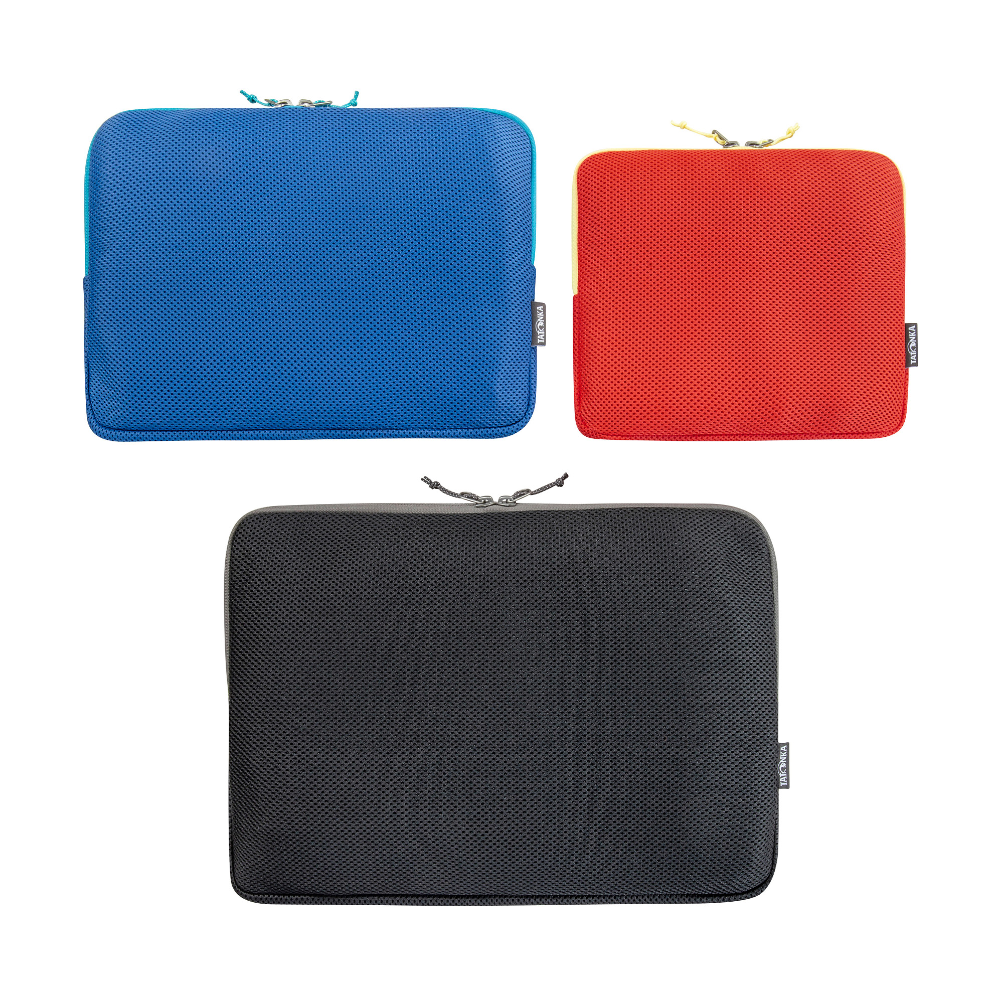 Tatonka Air Mesh Pocket Set III assorted silber Packwürfel & Staubeutel - Ansicht seitlich-vorne Zubehor, Tatonka Air Mesh Pocket Set III assorted silber Packwürfel & Staubeutel - Ansicht seitlich-vorne