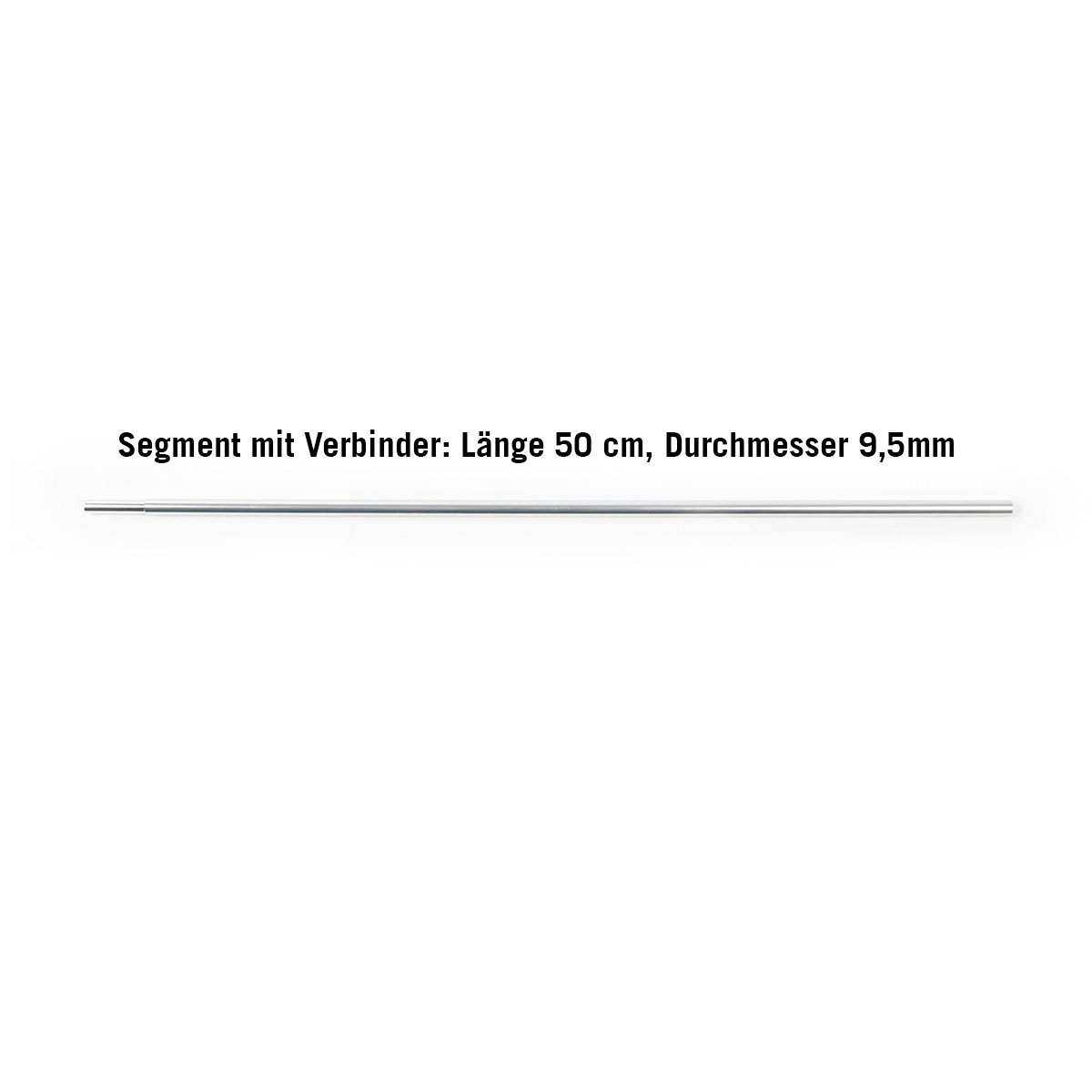 Tatonka Segment mit Verbinder - Länge 50 cm /Ø 9,5 mm Zeltersatzteile 4013236057867