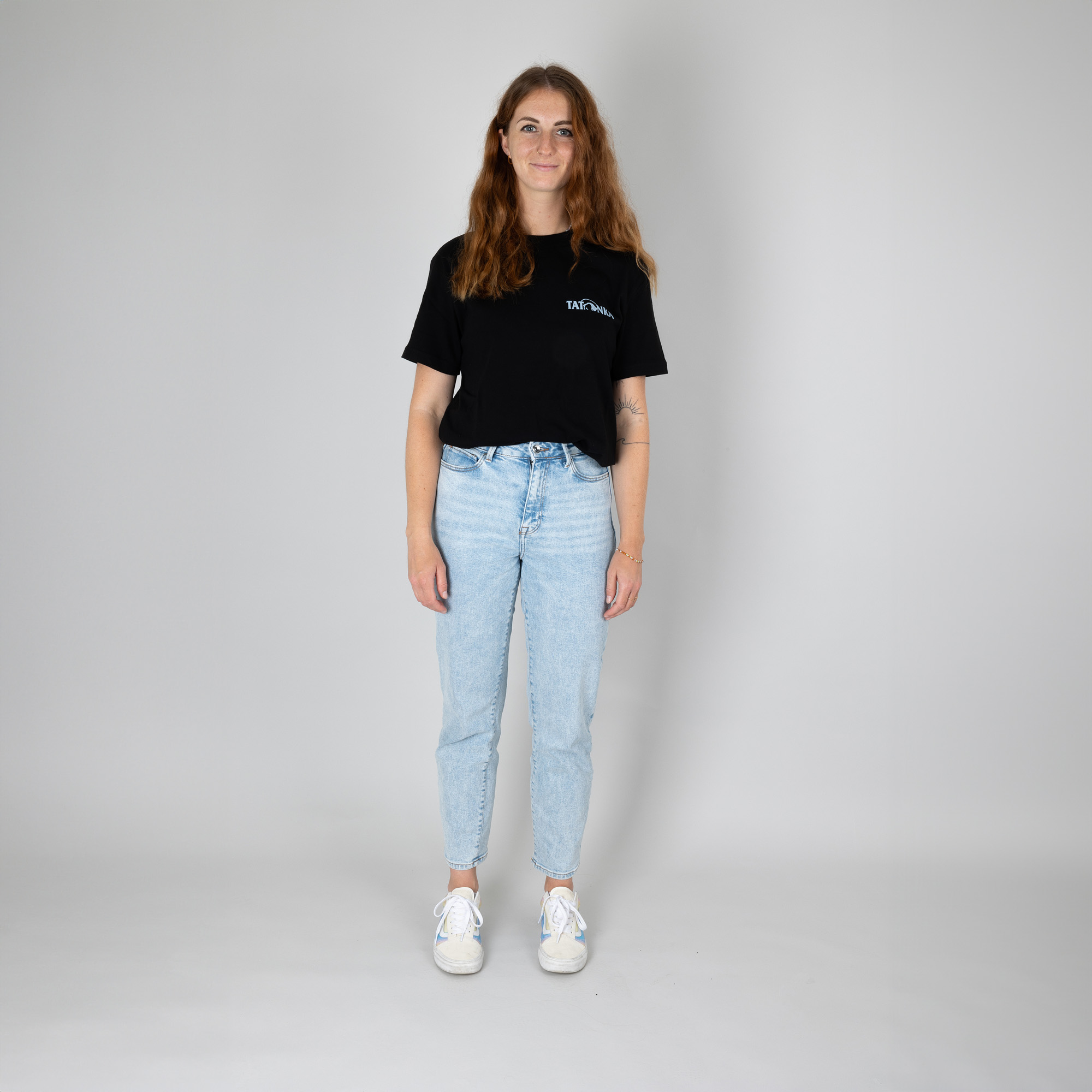 Tatonka Tatonka Contour Oversize Shirt W's black schwarz T-Shirts - Ansicht frontal-hinten Hosen, Jeans, Mädchen, Person, Jugendlich, Tatonka Tatonka Contour Oversize Shirt W's black schwarz T-Shirts - Ansicht frontal-hinten