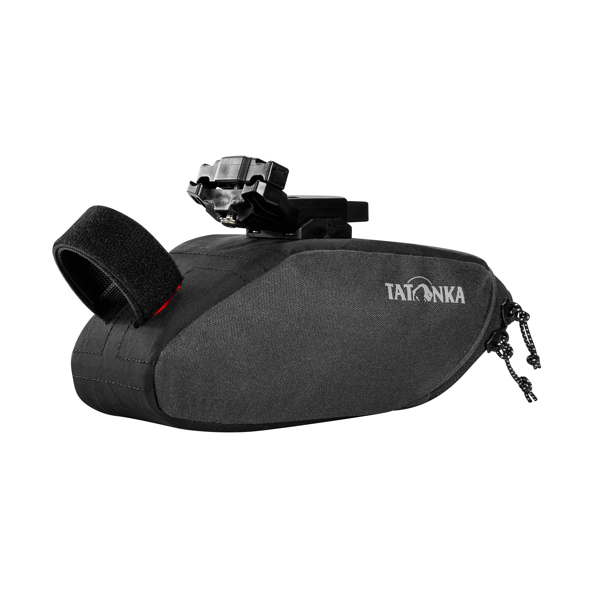 Kissen, Dekoration für Zuhause, Zubehör, Riemen, Tatonka Bike Saddle Bag S black schwarz - Ansicht seitlich-vorne