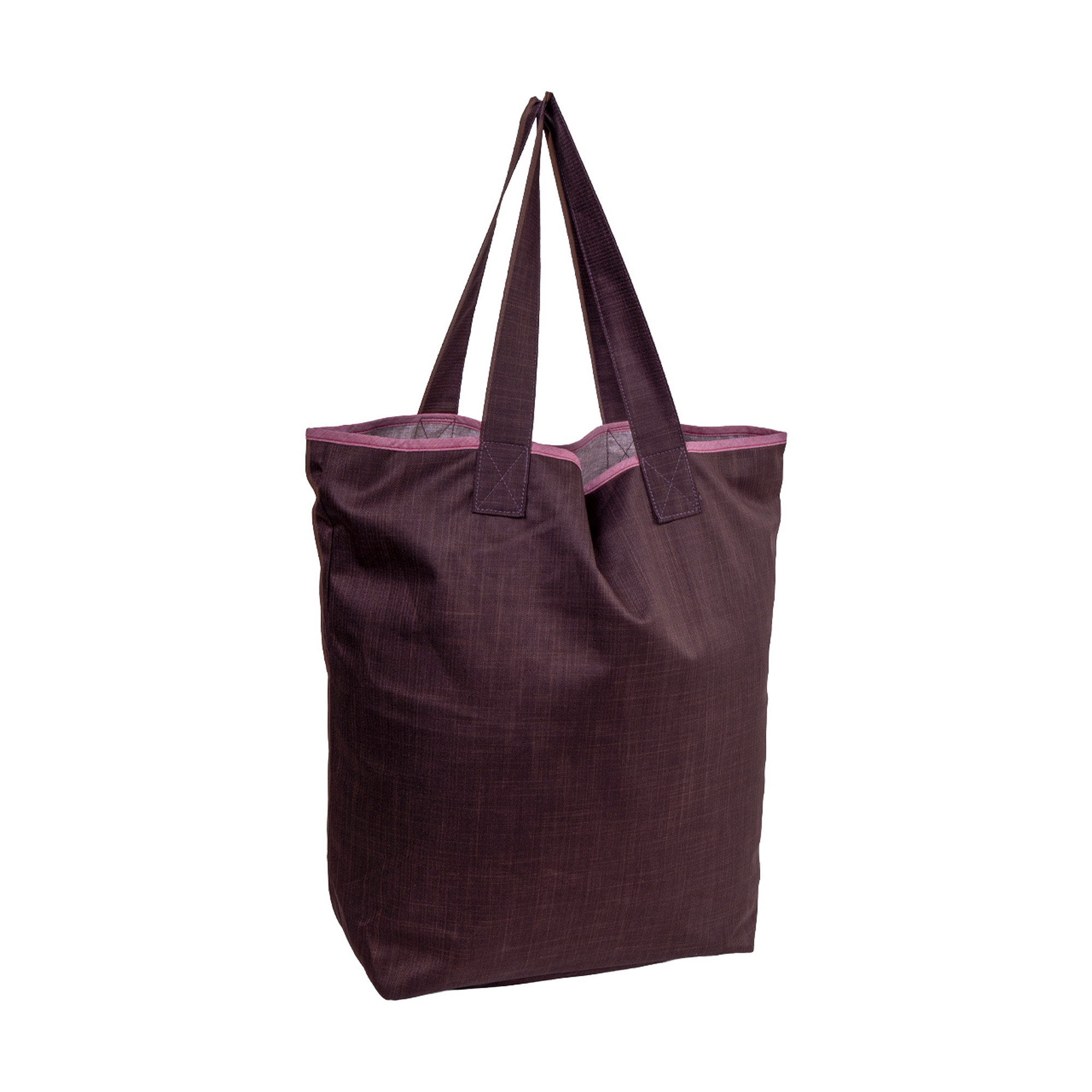 Tasche, Tragetasche, Zubehör, Handtasche, Tatonka Market Promo Bag brown braun Special-Edition - Ansicht seitlich-hinten