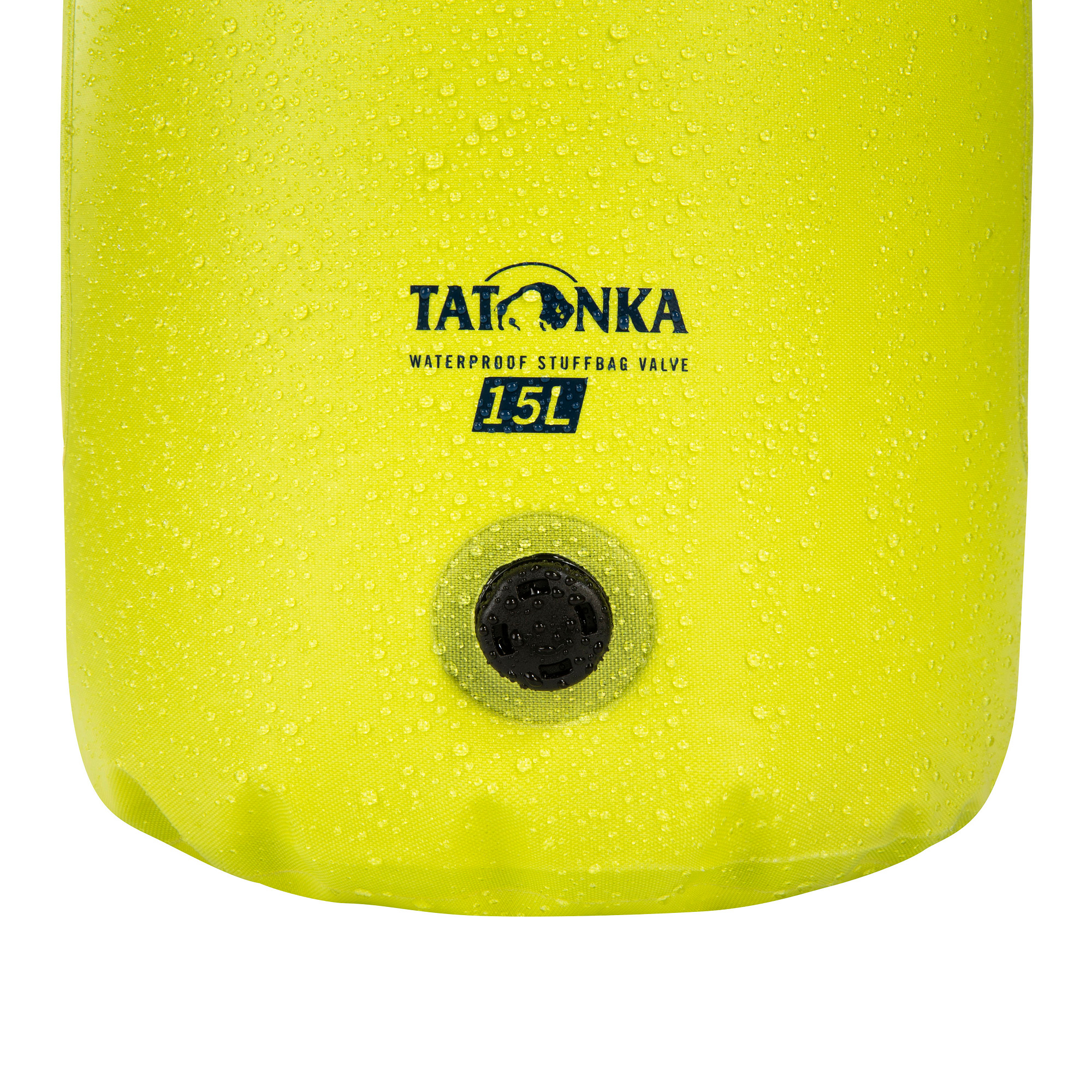 Tatonka WP Stuffbag Valve 15l lime gelb Reisezubehör 4013236393613