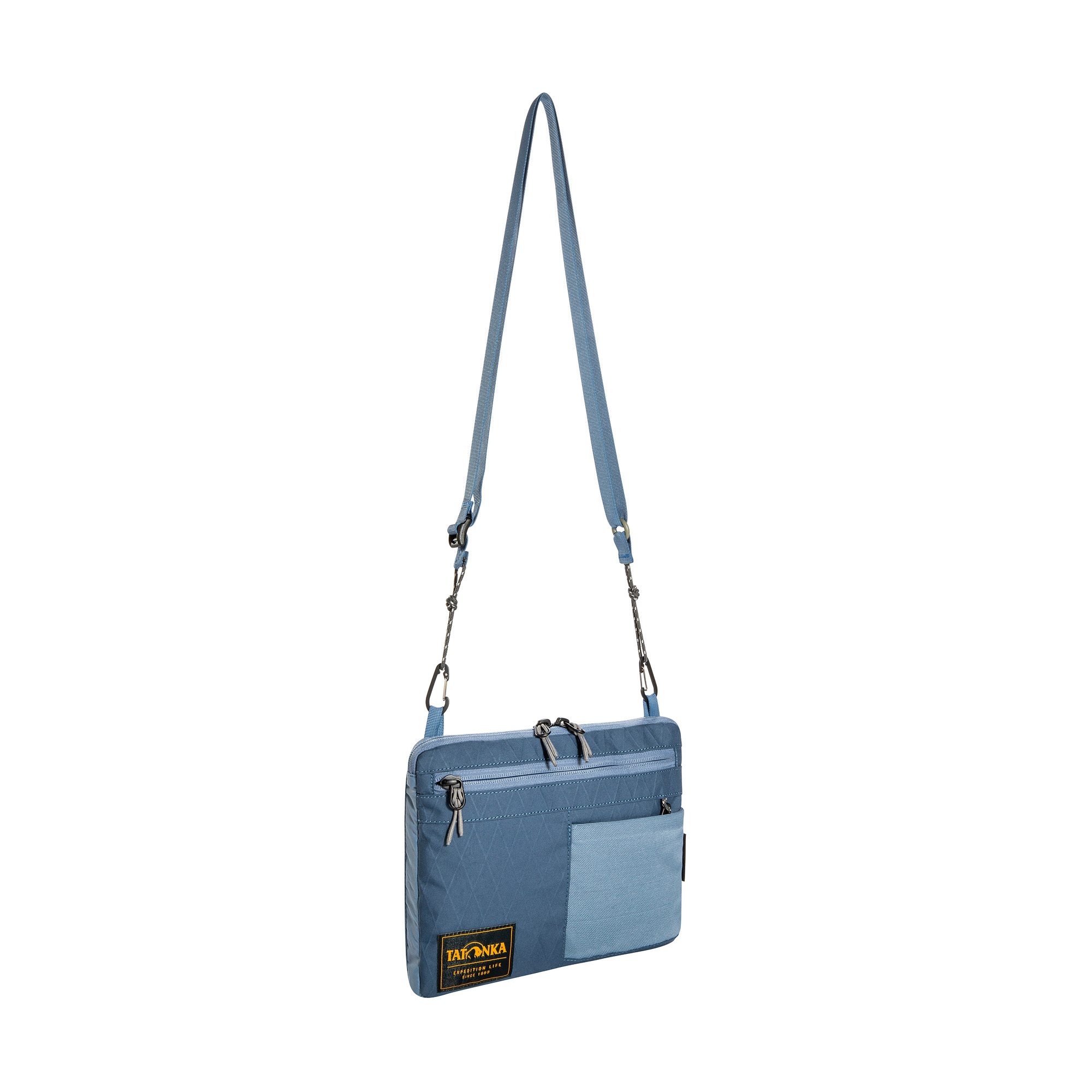 Tatonka Cross Body Bag S elemental blue blau Umhängetaschen - Ansicht seitlich-vorne Zubehor, Tasche, Handtasche, Geldbörse, Tatonka Cross Body Bag S elemental blue blau Umhängetaschen - Ansicht seitlich-vorne