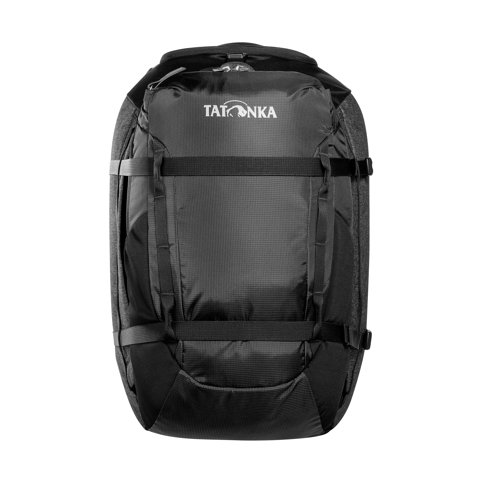 Tasche, Rucksack, Tatonka Great Escape 50+15 Women black schwarz Reiserucksäcke - Ansicht frontal-vorne