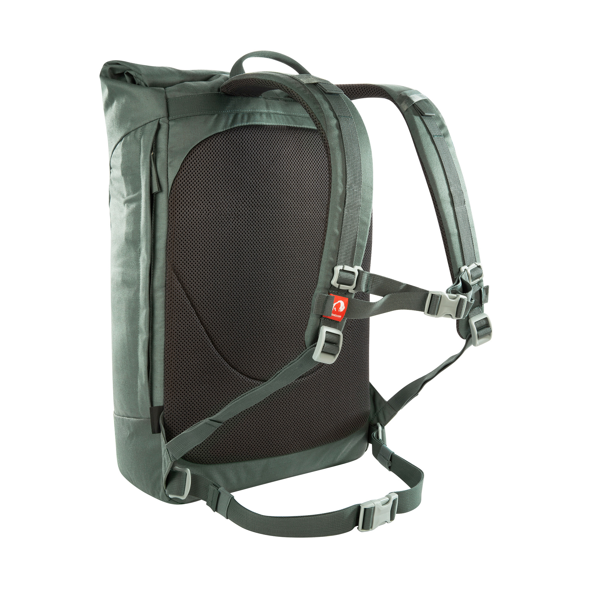 Tatonka Grip Rolltop Pack 34 Kapok sage green grün Tagesrucksäcke - Ansicht seitlich-hinten Tasche, Rucksack, Tatonka Grip Rolltop Pack 34 Kapok sage green grün Tagesrucksäcke - Ansicht seitlich-hinten