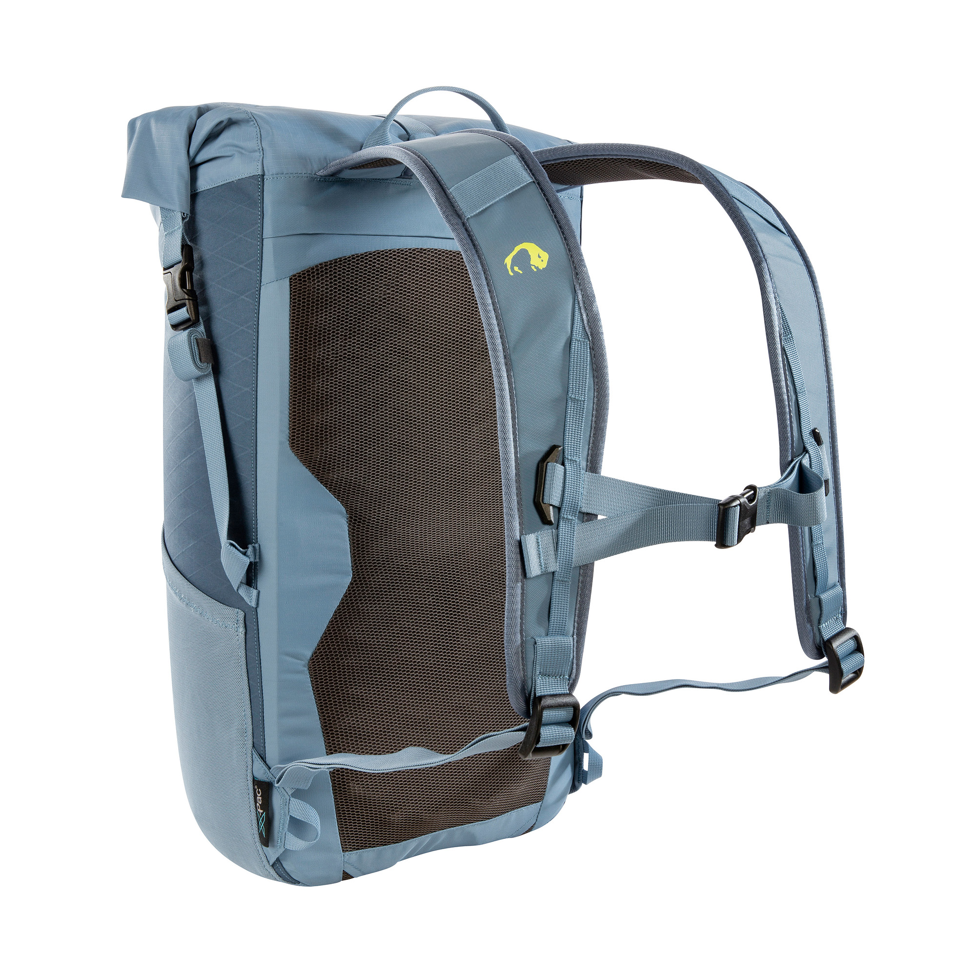 Tasche, Rucksack, Tatonka Rapid Rolltop 25 WP elemental blue blau Tagesrucksäcke - Ansicht seitlich-hinten