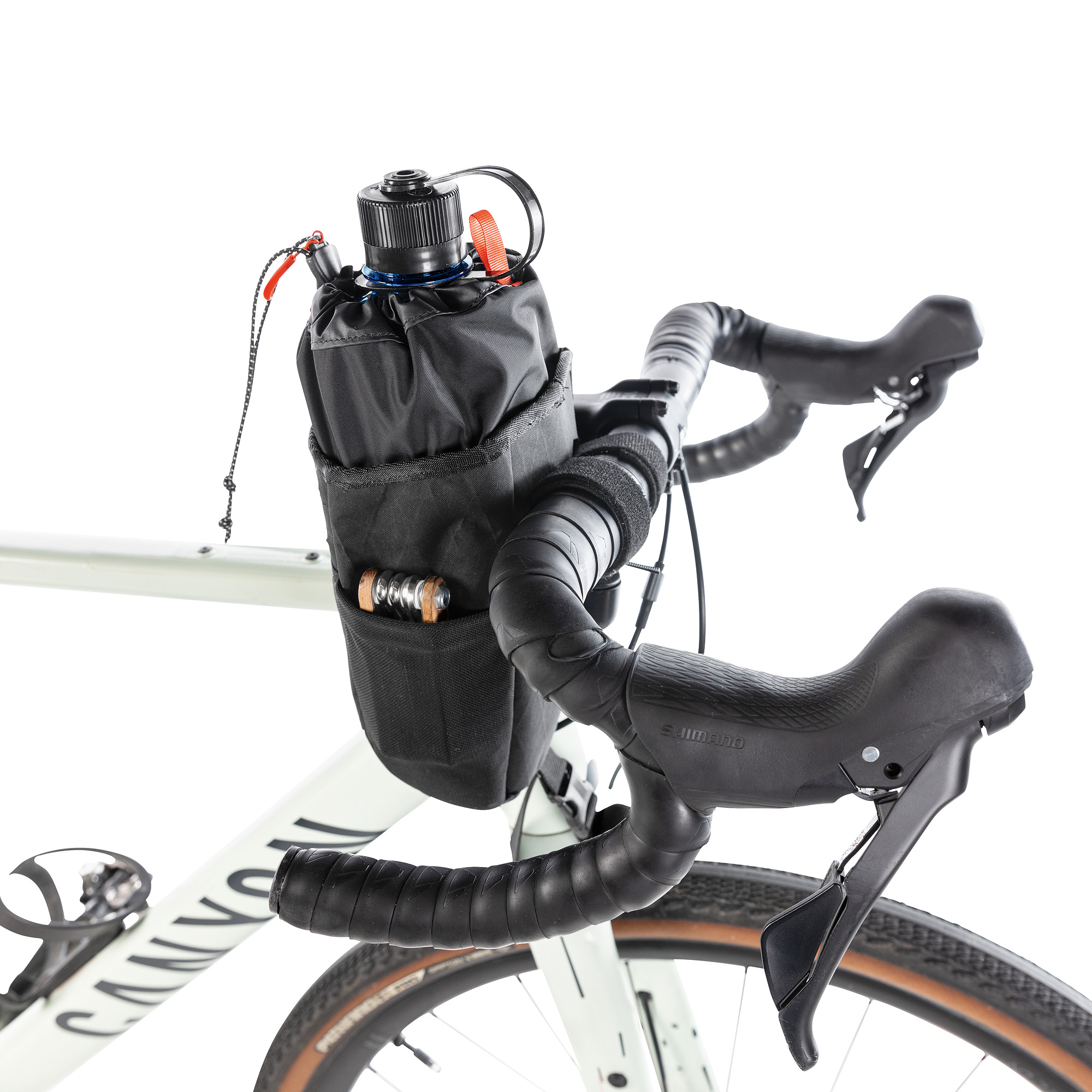 Fahrrad, Transport, Fahrzeug, Maschine, Rad, Tatonka Stem Pouch black schwarz - Detailansicht